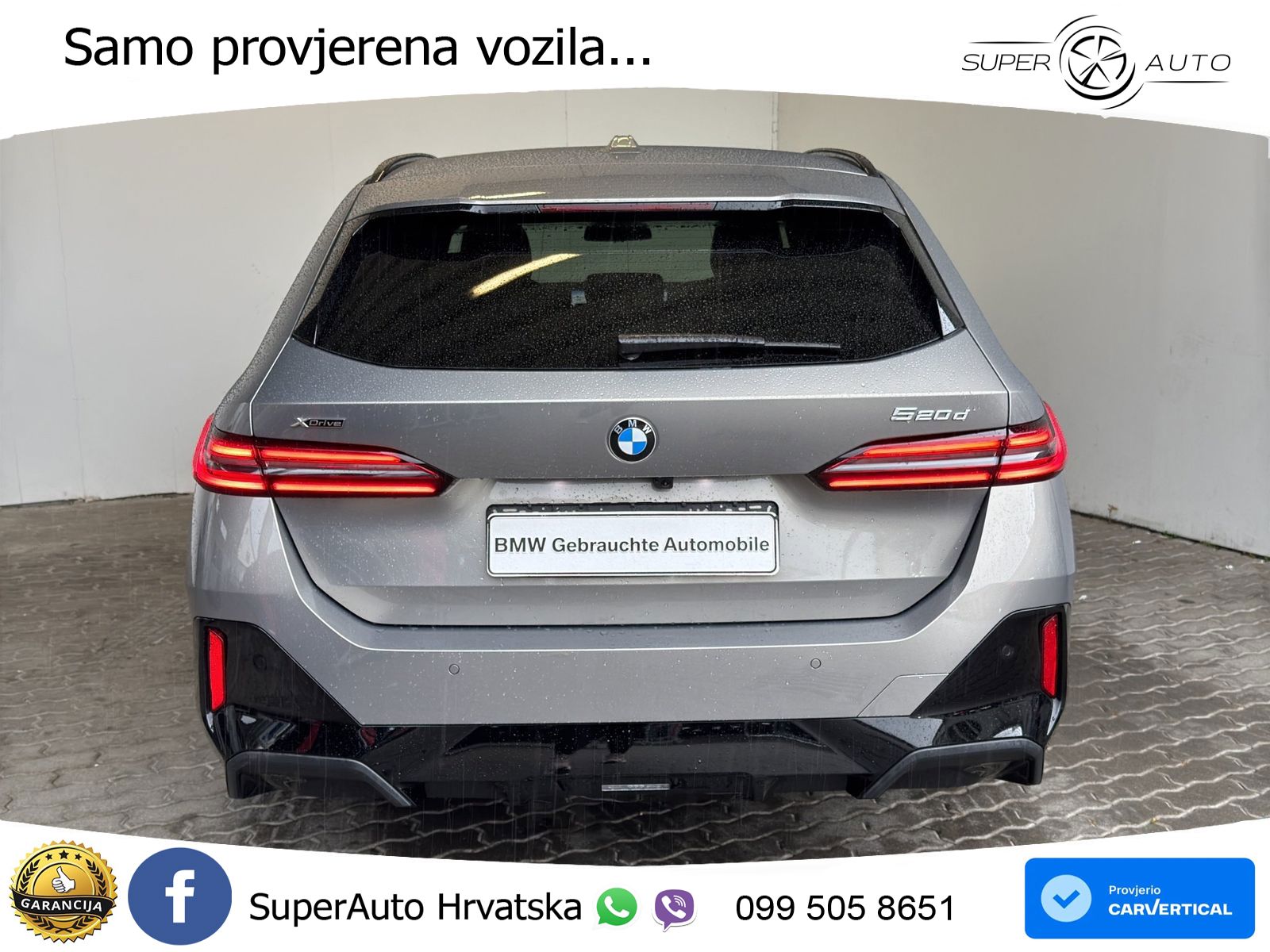 BMW 520d Touring (197 KS) xDrive Steptronic M Sport LED+GR SJED+ACC