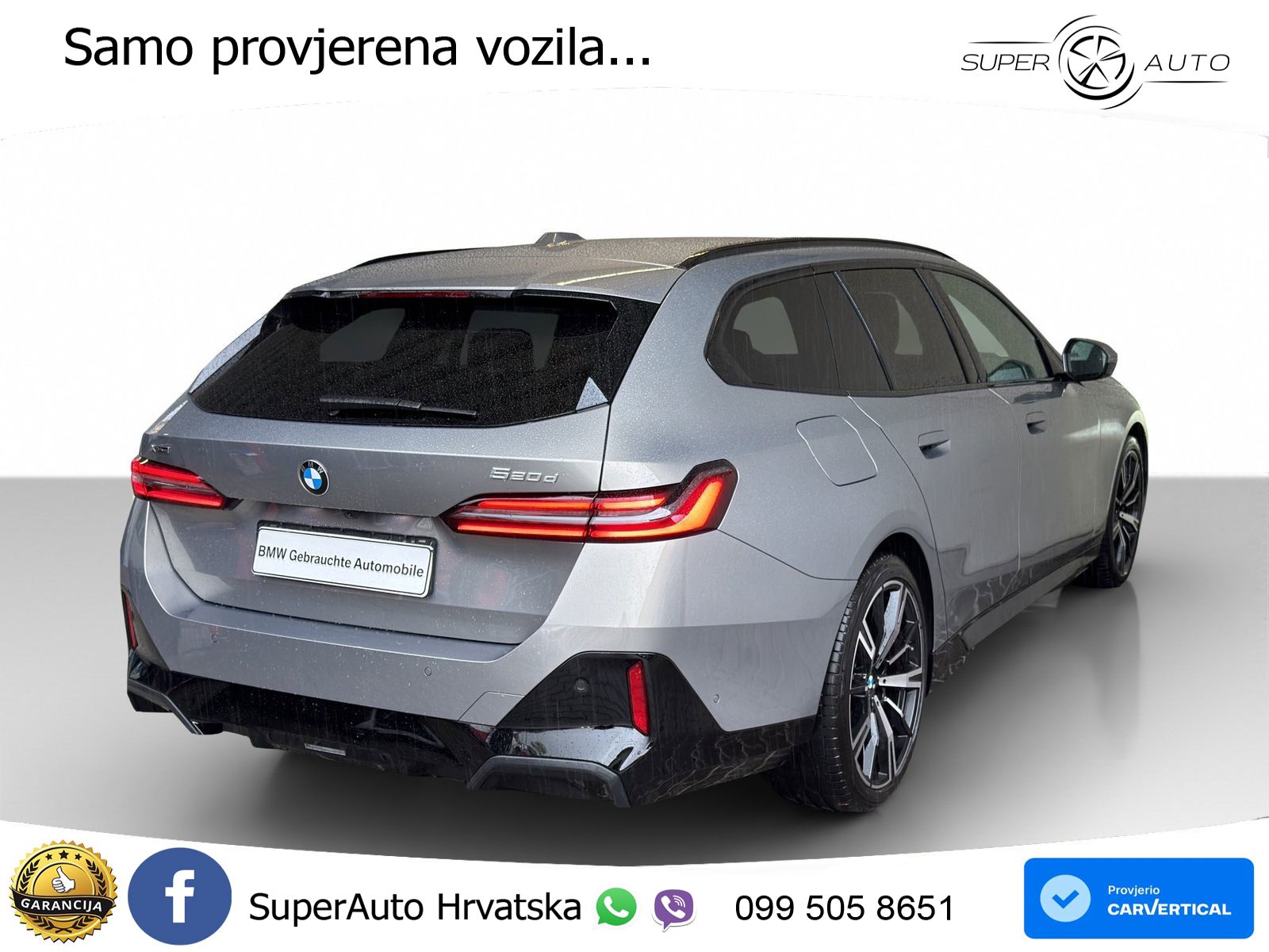 BMW 520d Touring (197 KS) xDrive Steptronic M Sport LED+GR SJED+ACC