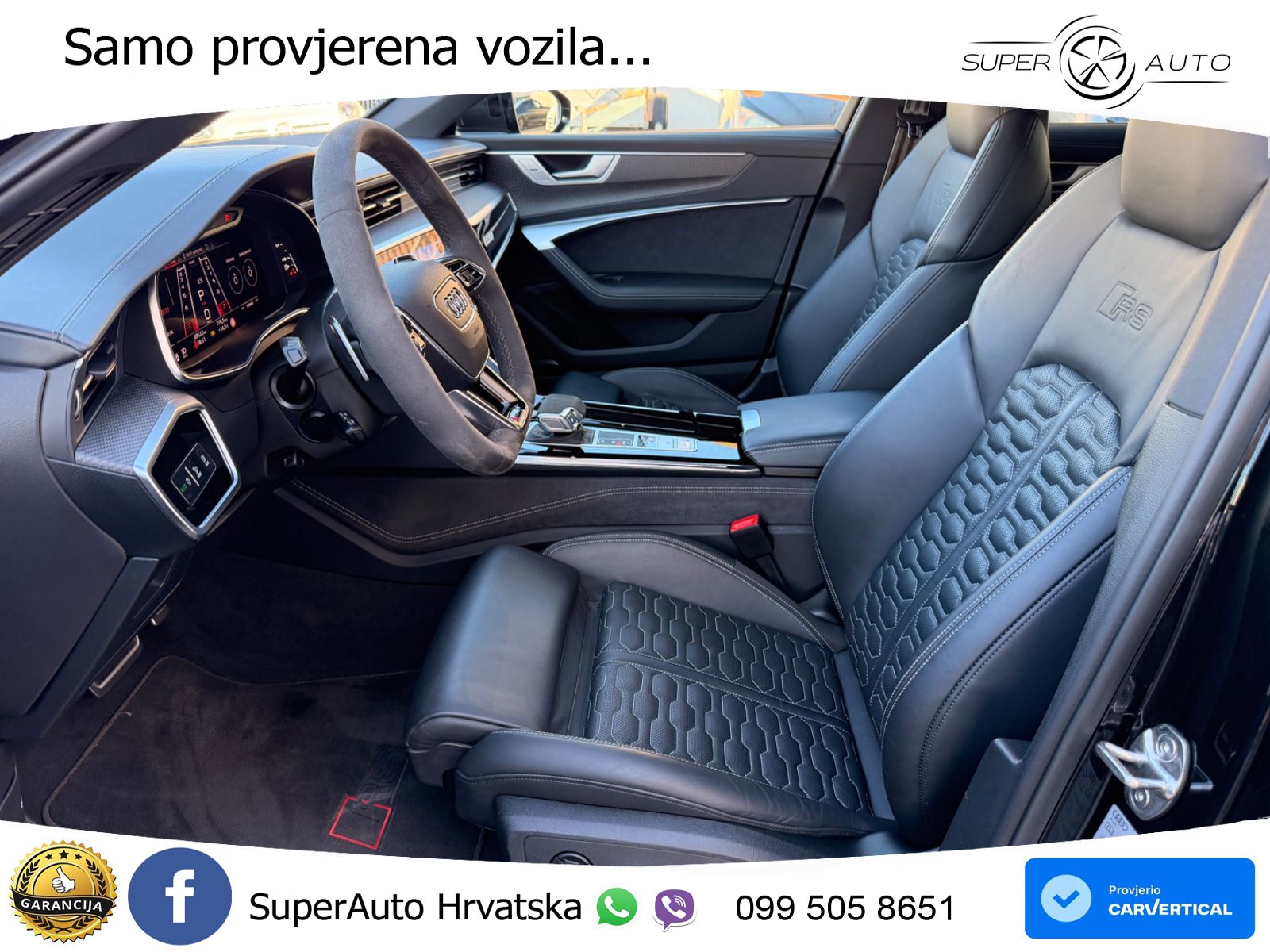 Audi RS6 Avant 4.0 TFSI V8 performance (630 KS)  quattro tiptronic MATRIX+GR SJED+KAM