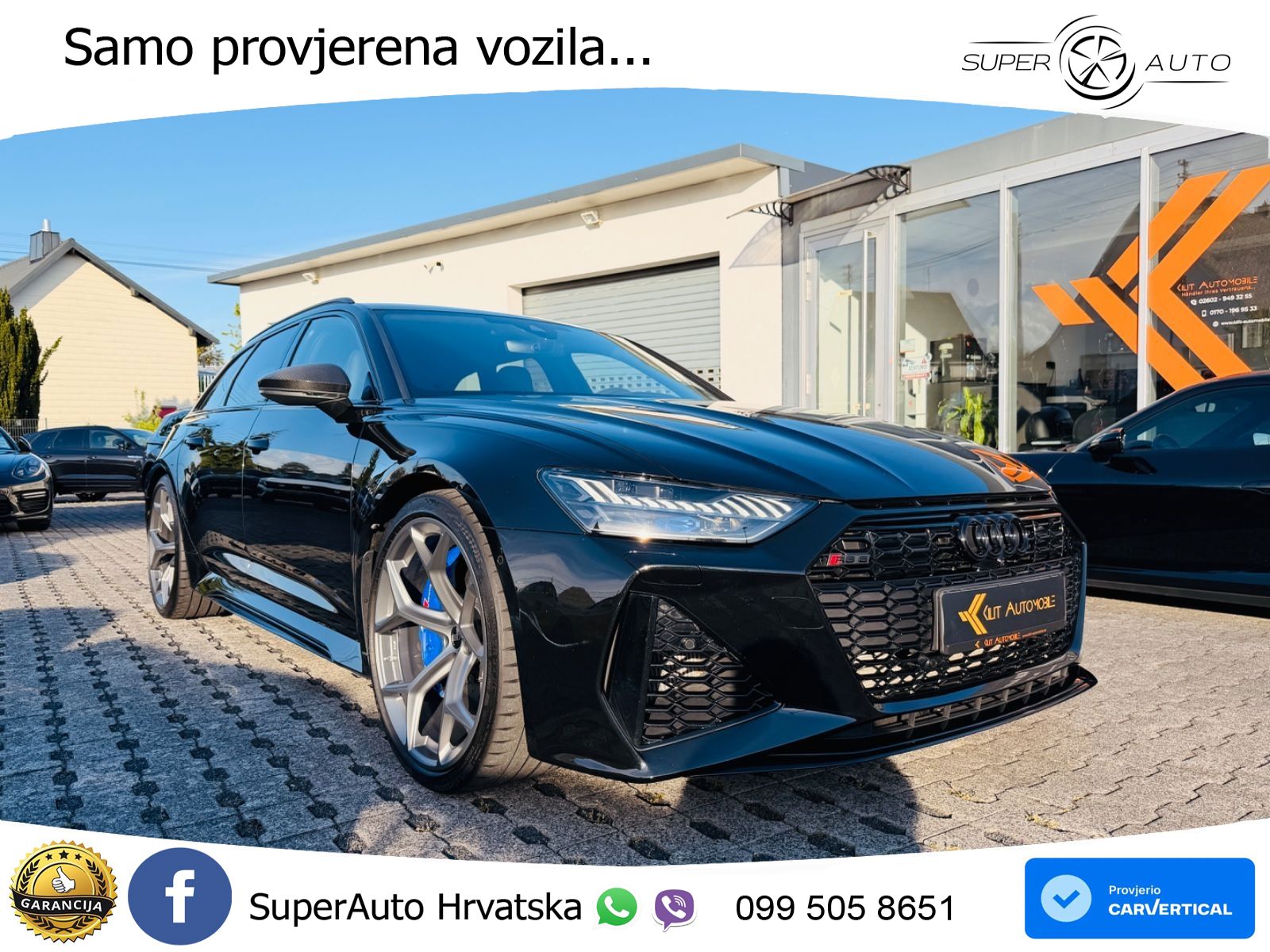 Audi RS6 Avant 4.0 TFSI V8 performance (630 KS)  quattro tiptronic MATRIX+GR SJED+KAM