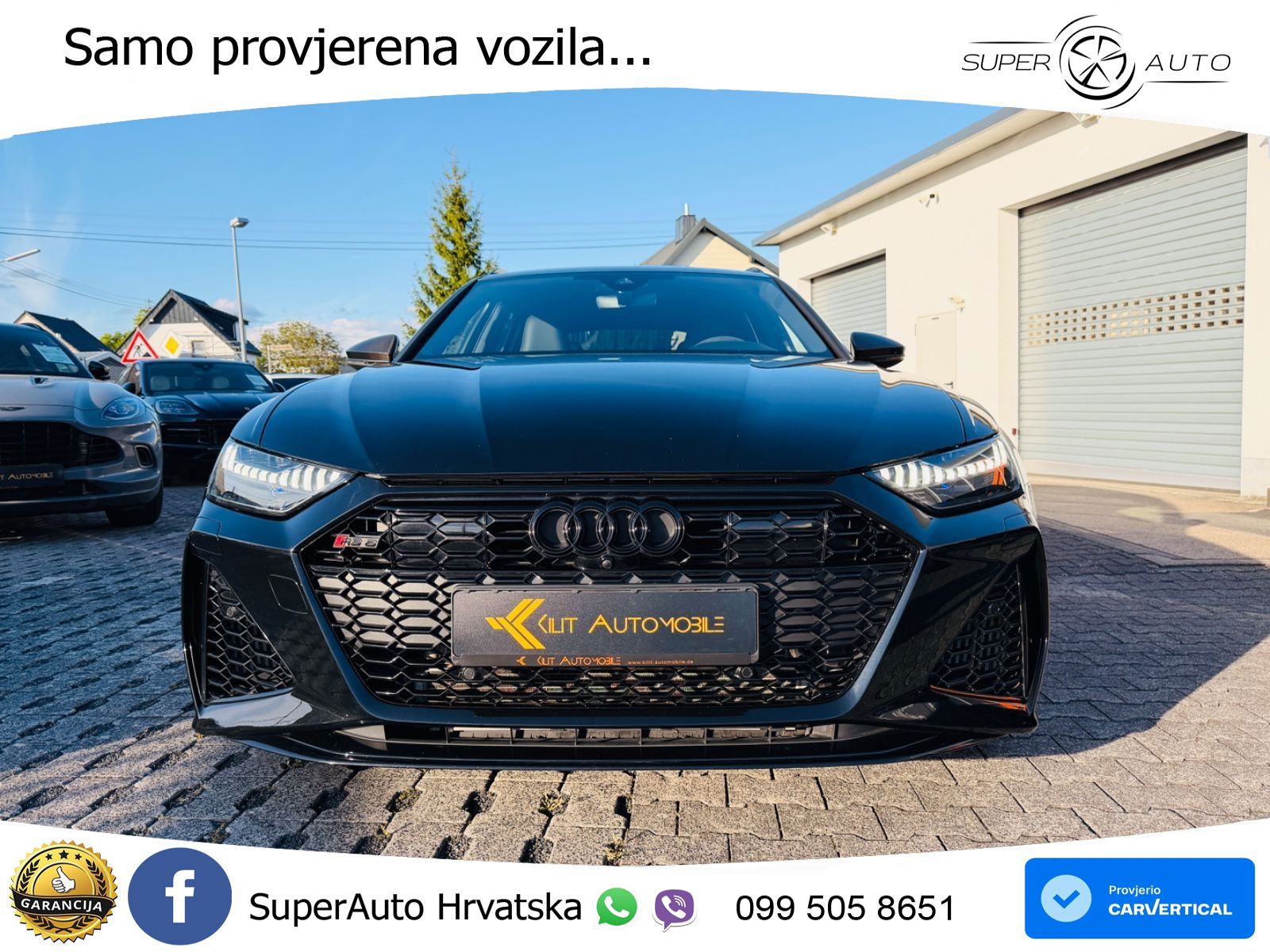 Audi RS6 Avant 4.0 TFSI V8 performance (630 KS)  quattro tiptronic MATRIX+GR SJED+KAM