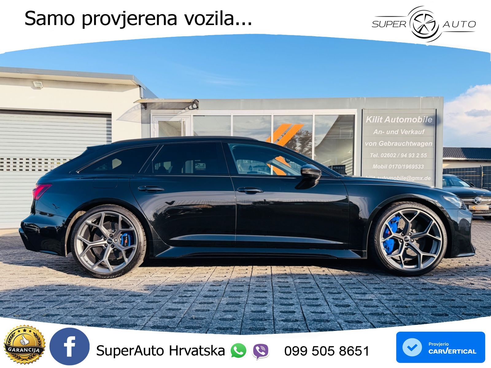 Audi RS6 Avant 4.0 TFSI V8 performance (630 KS)  quattro tiptronic MATRIX+GR SJED+KAM