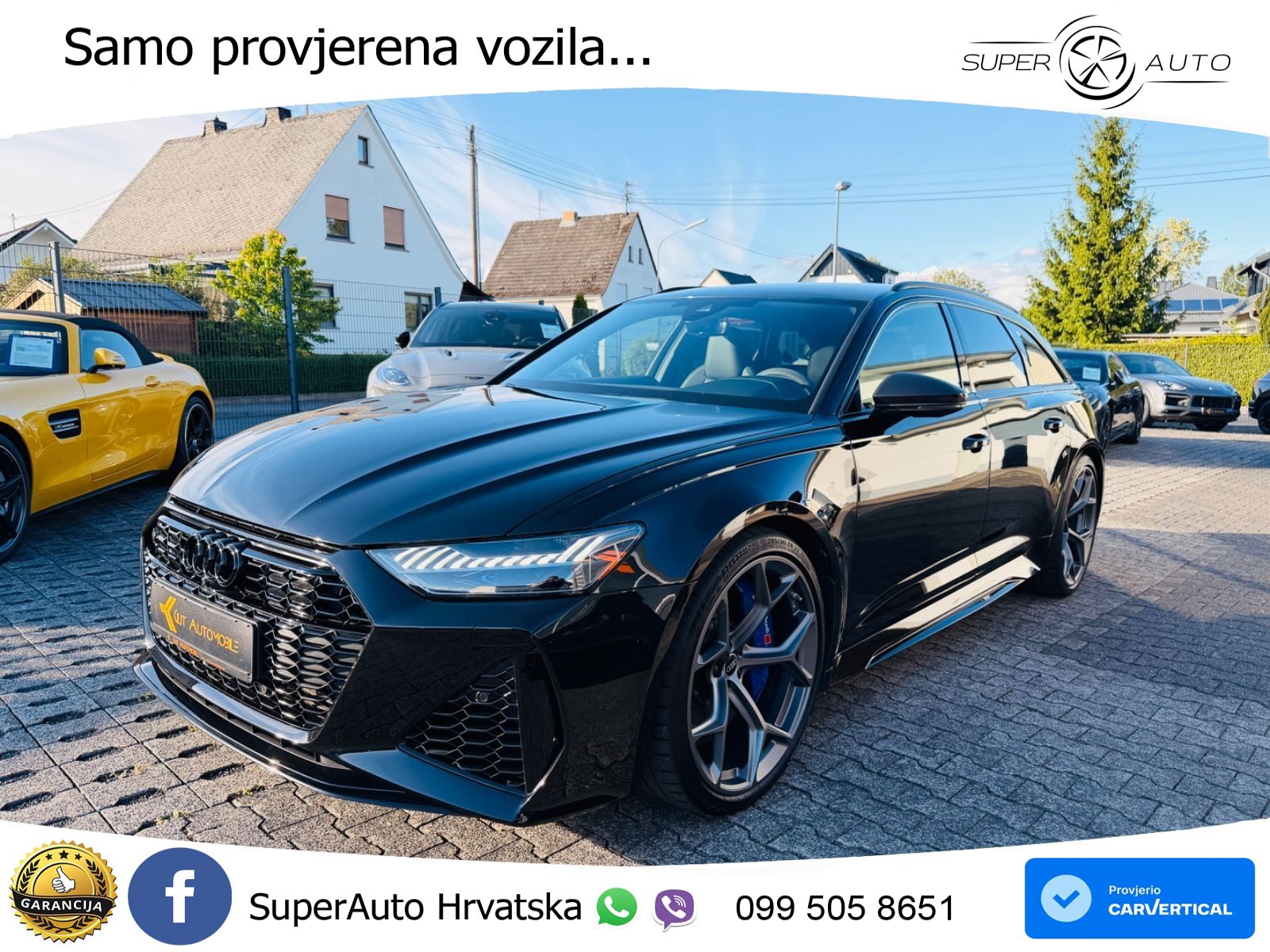 Audi RS6 Avant 4.0 TFSI V8 performance (630 KS)  quattro tiptronic MATRIX+GR SJED+KAM