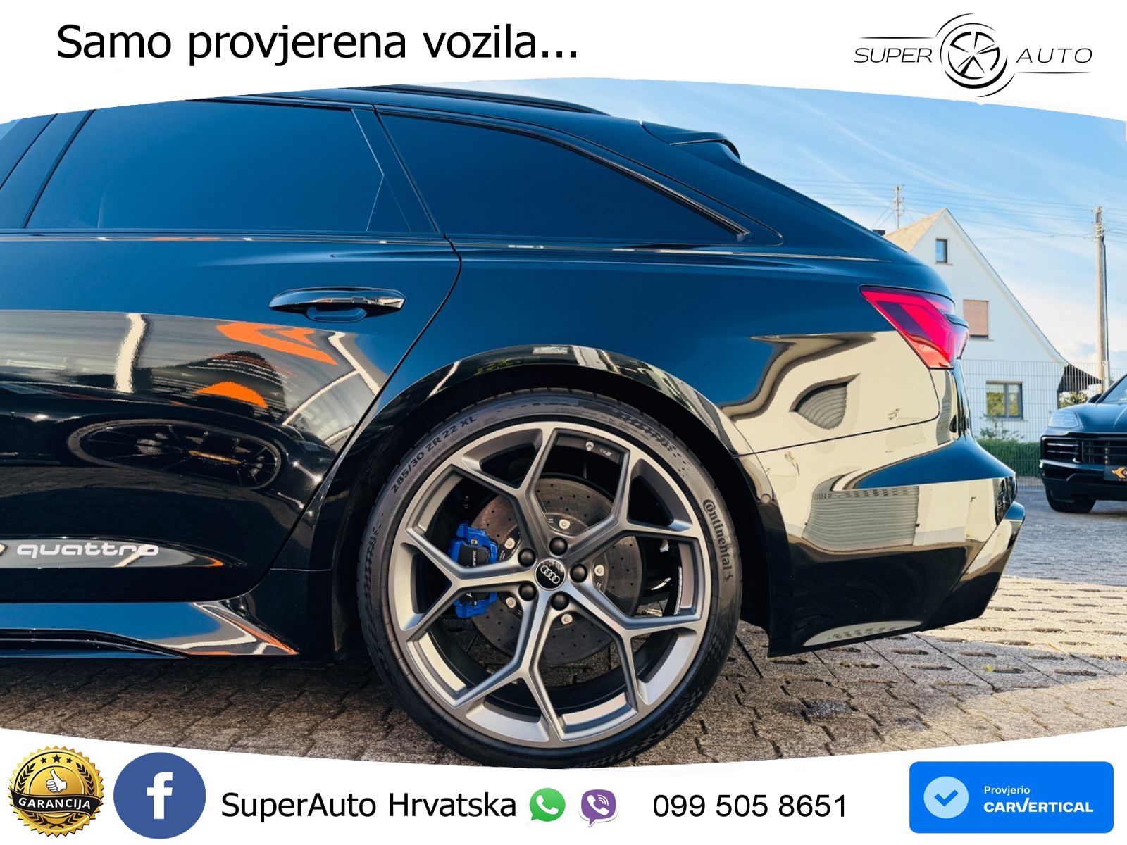 Audi RS6 Avant 4.0 TFSI V8 performance (630 KS)  quattro tiptronic MATRIX+GR SJED+KAM