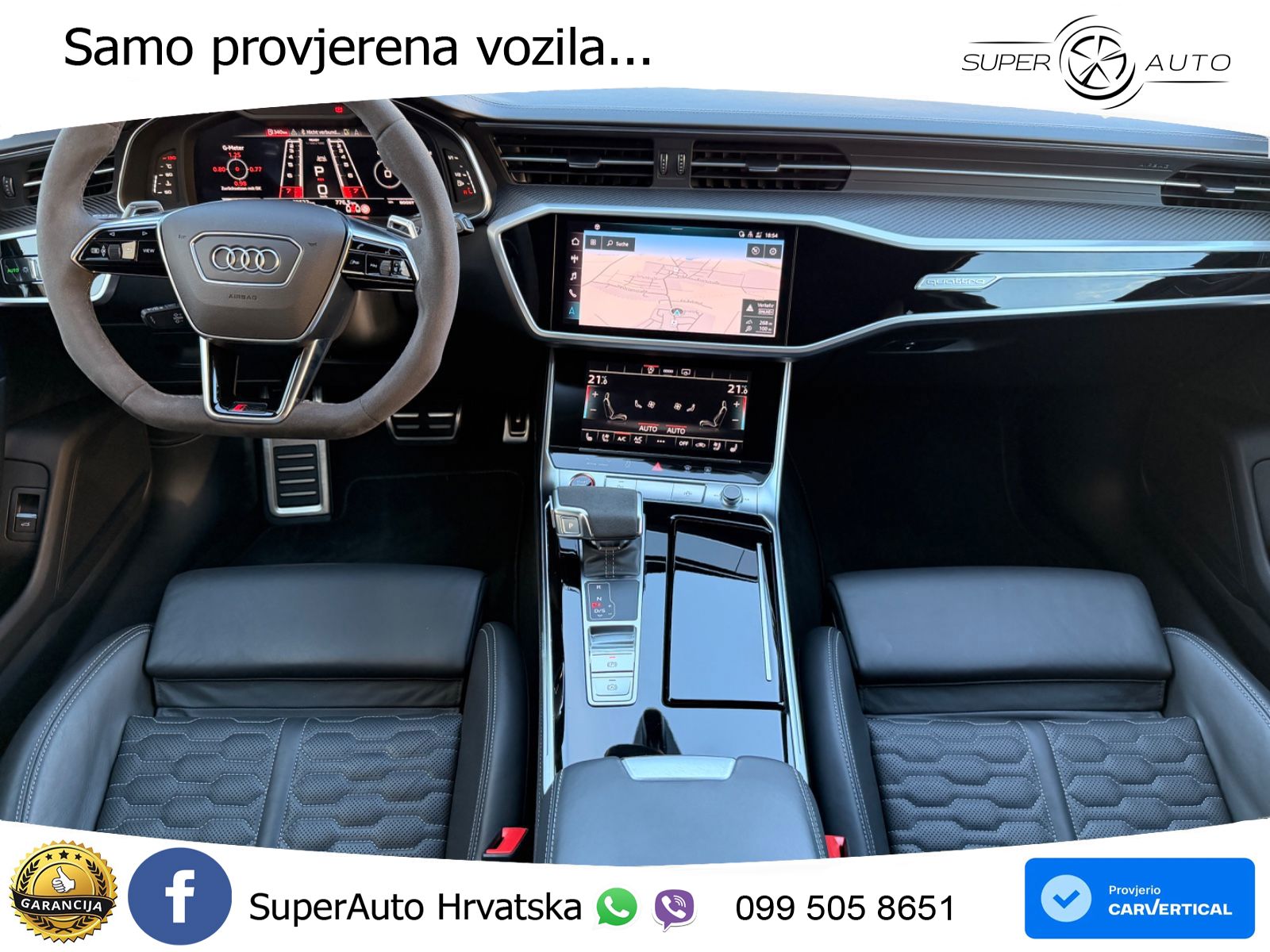 Audi RS6 Avant 4.0 TFSI V8 performance (630 KS)  quattro tiptronic MATRIX+GR SJED+KAM