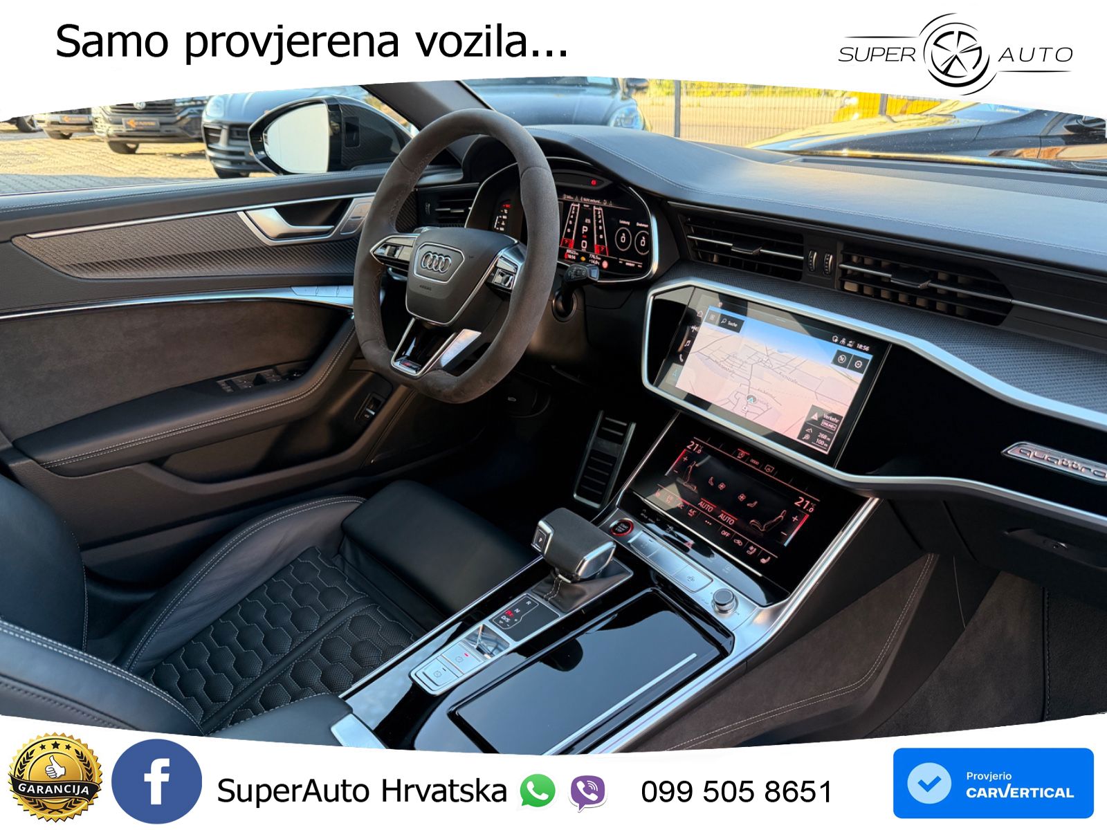 Audi RS6 Avant 4.0 TFSI V8 performance (630 KS)  quattro tiptronic MATRIX+GR SJED+KAM