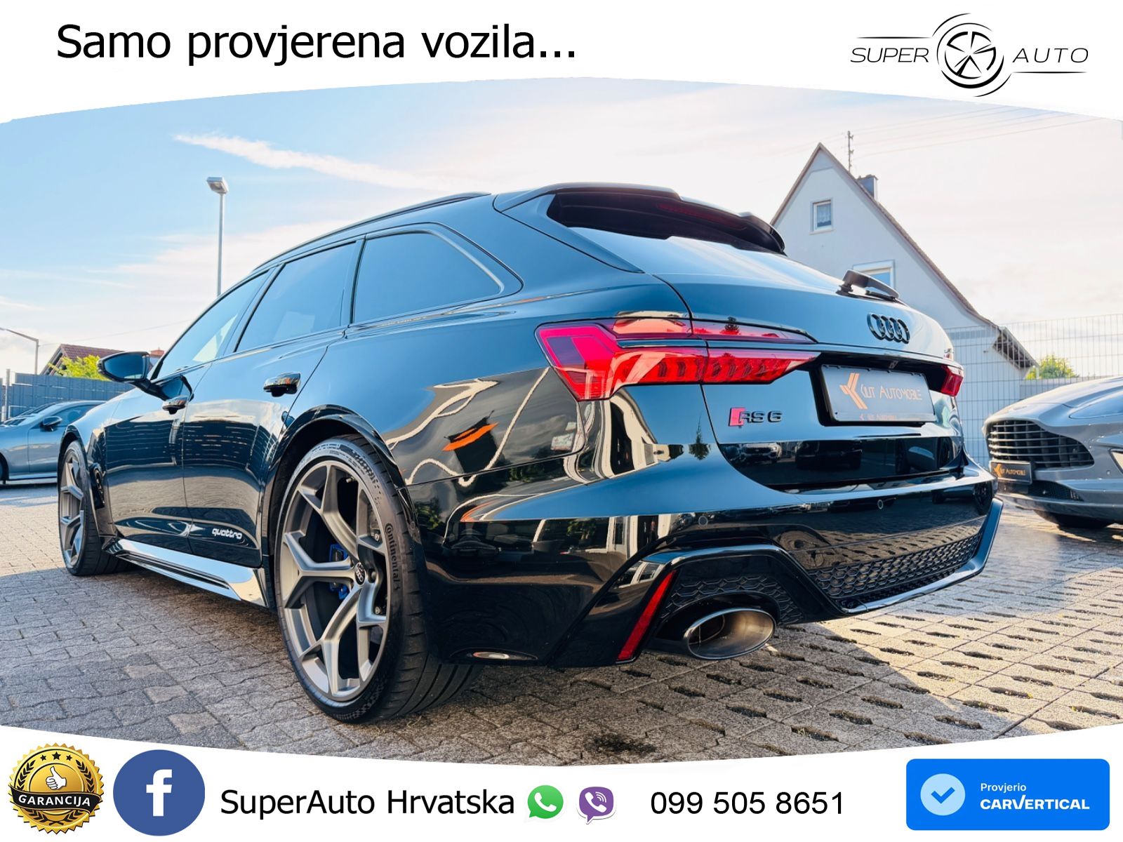 Audi RS6 Avant 4.0 TFSI V8 performance (630 KS)  quattro tiptronic MATRIX+GR SJED+KAM