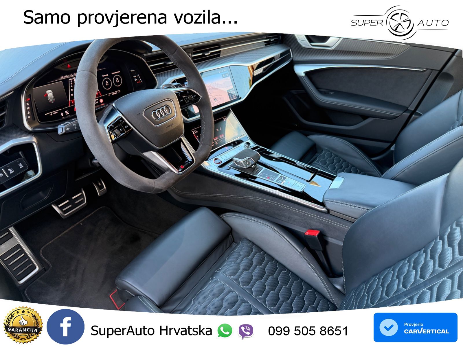 Audi RS6 Avant 4.0 TFSI V8 performance (630 KS)  quattro tiptronic MATRIX+GR SJED+KAM