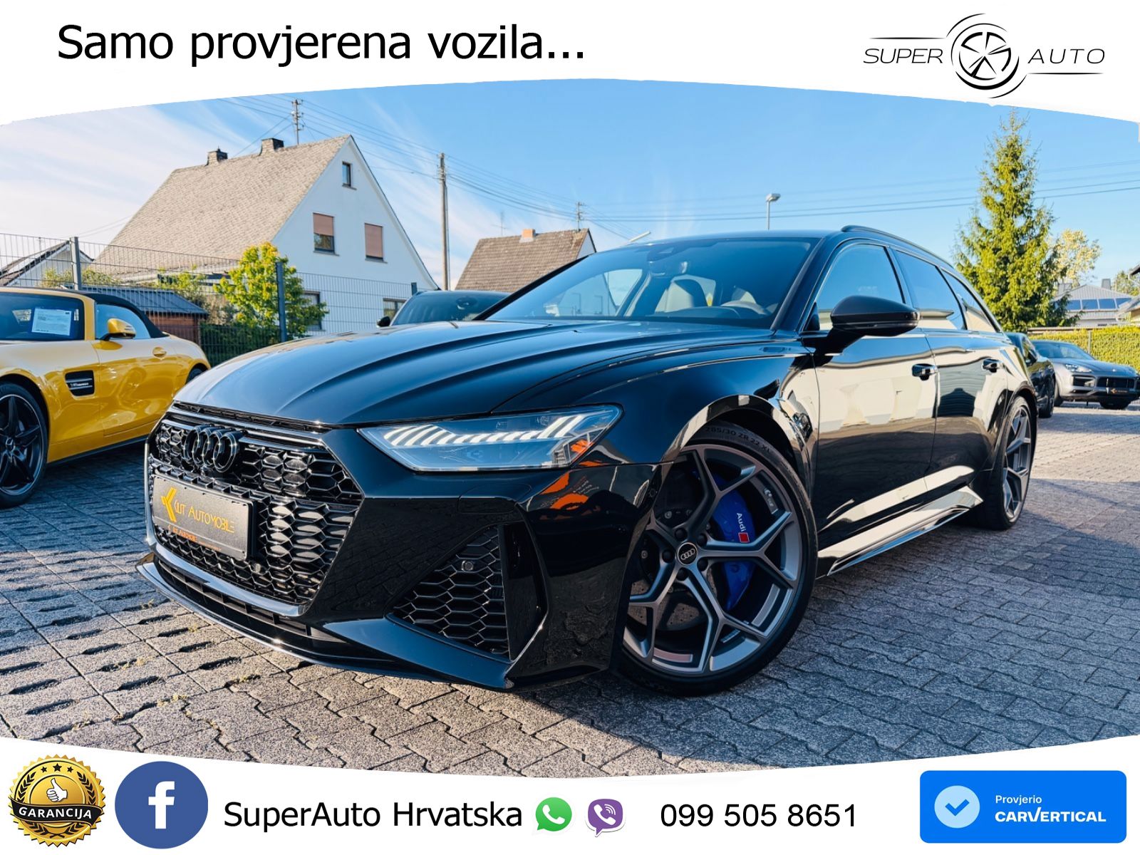 Audi RS6 Avant 4.0 TFSI V8 performance (630 KS)  quattro tiptronic MATRIX+GR SJED+KAM