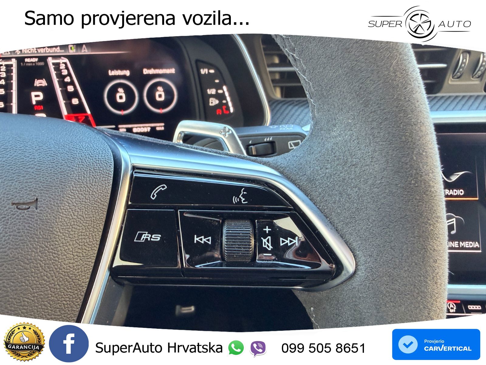 Audi RS6 Avant 4.0 TFSI V8 performance (630 KS)  quattro tiptronic MATRIX+GR SJED+KAM