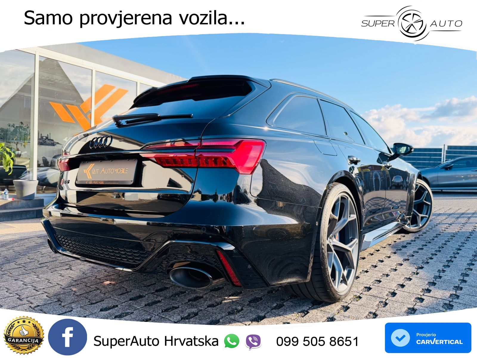 Audi RS6 Avant 4.0 TFSI V8 performance (630 KS)  quattro tiptronic MATRIX+GR SJED+KAM