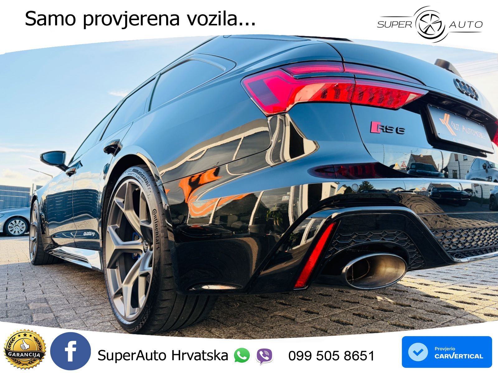 Audi RS6 Avant 4.0 TFSI V8 performance (630 KS)  quattro tiptronic MATRIX+GR SJED+KAM