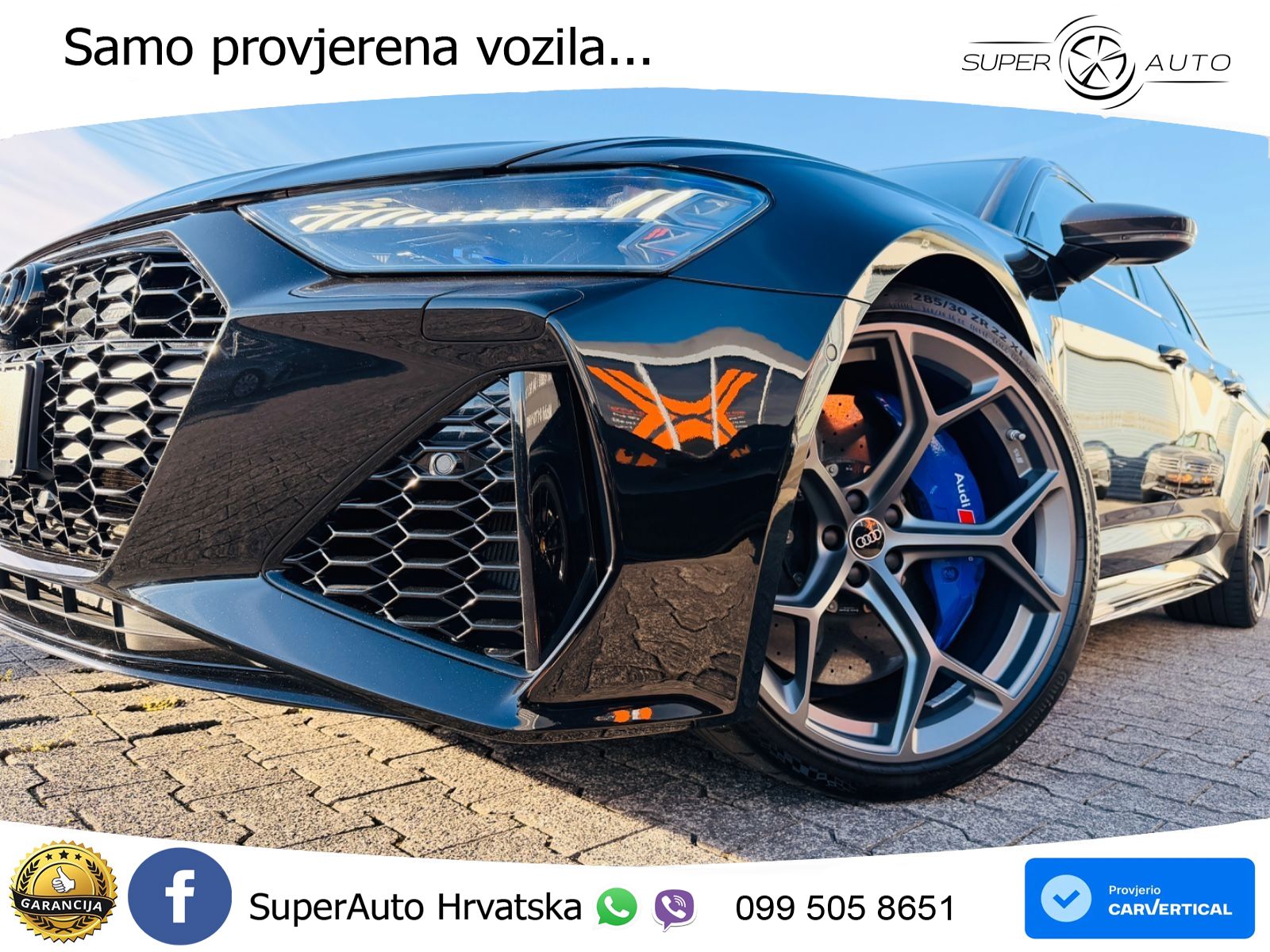 Audi RS6 Avant 4.0 TFSI V8 performance (630 KS)  quattro tiptronic MATRIX+GR SJED+KAM