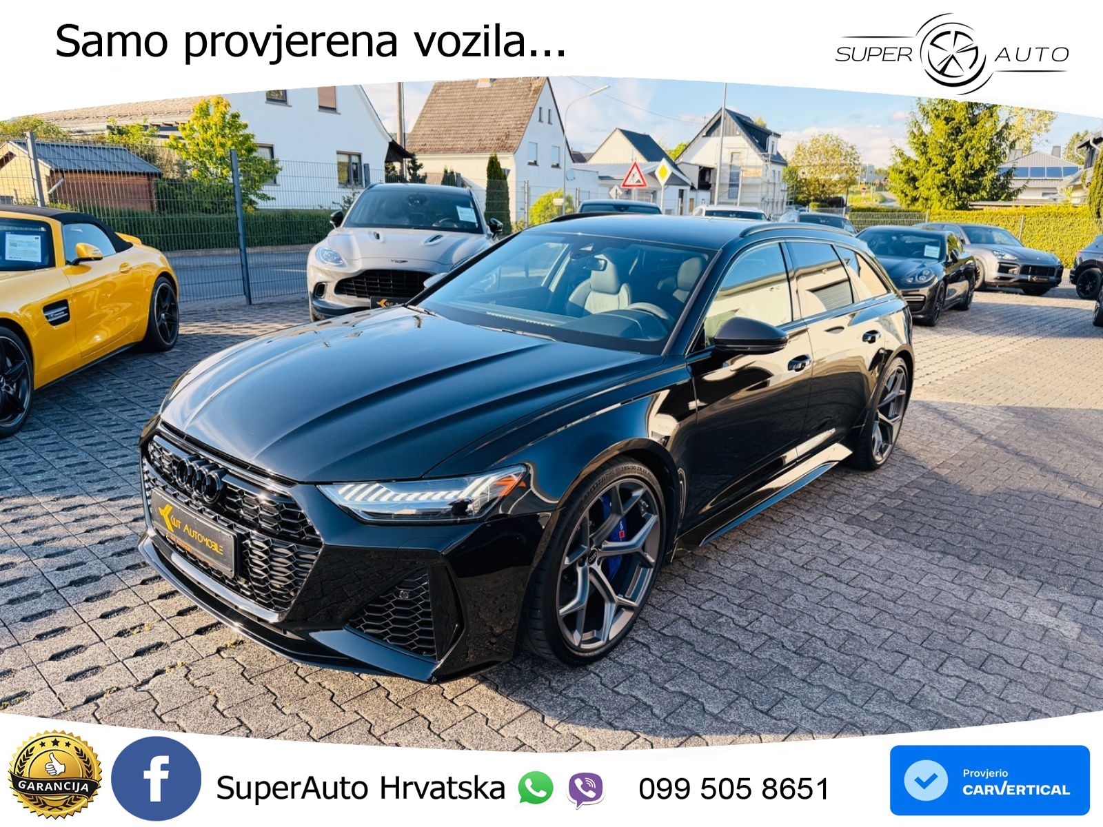 Audi RS6 Avant 4.0 TFSI V8 performance (630 KS)  quattro tiptronic MATRIX+GR SJED+KAM