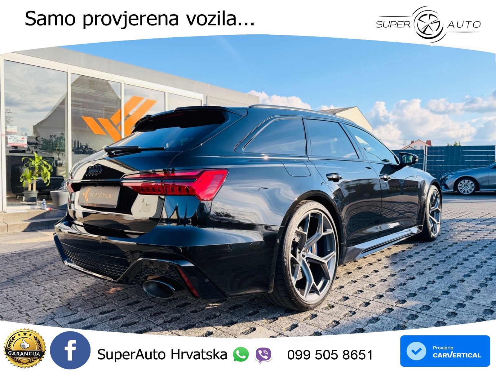 Audi RS6 Avant 4.0 TFSI V8 performance (630 KS)  quattro tiptronic MATRIX+GR SJED+KAM