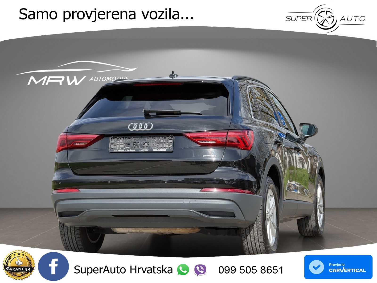 Audi Q3 40 TFSI (190 KS) quattro S tronic LED+GR SJED+ACC
