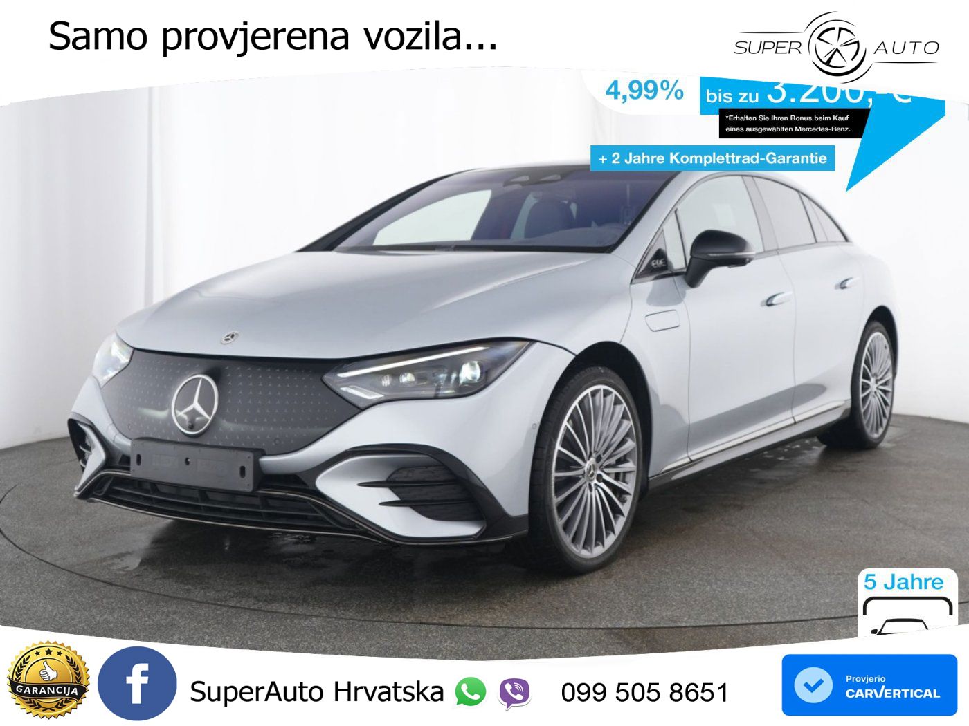 Mercedes EQE 350 100 kWh (320 KS) 4MATIC AMG ACC+HEAD+GR SJED+360+PANO