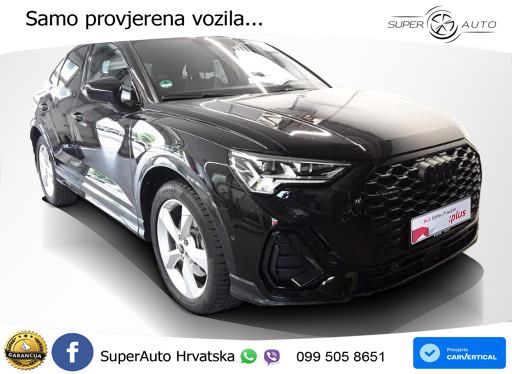 Audi Q3 II Sportback 40 TFSI (190 KS) quattro S tronic S line LED+GR SJED+ACC