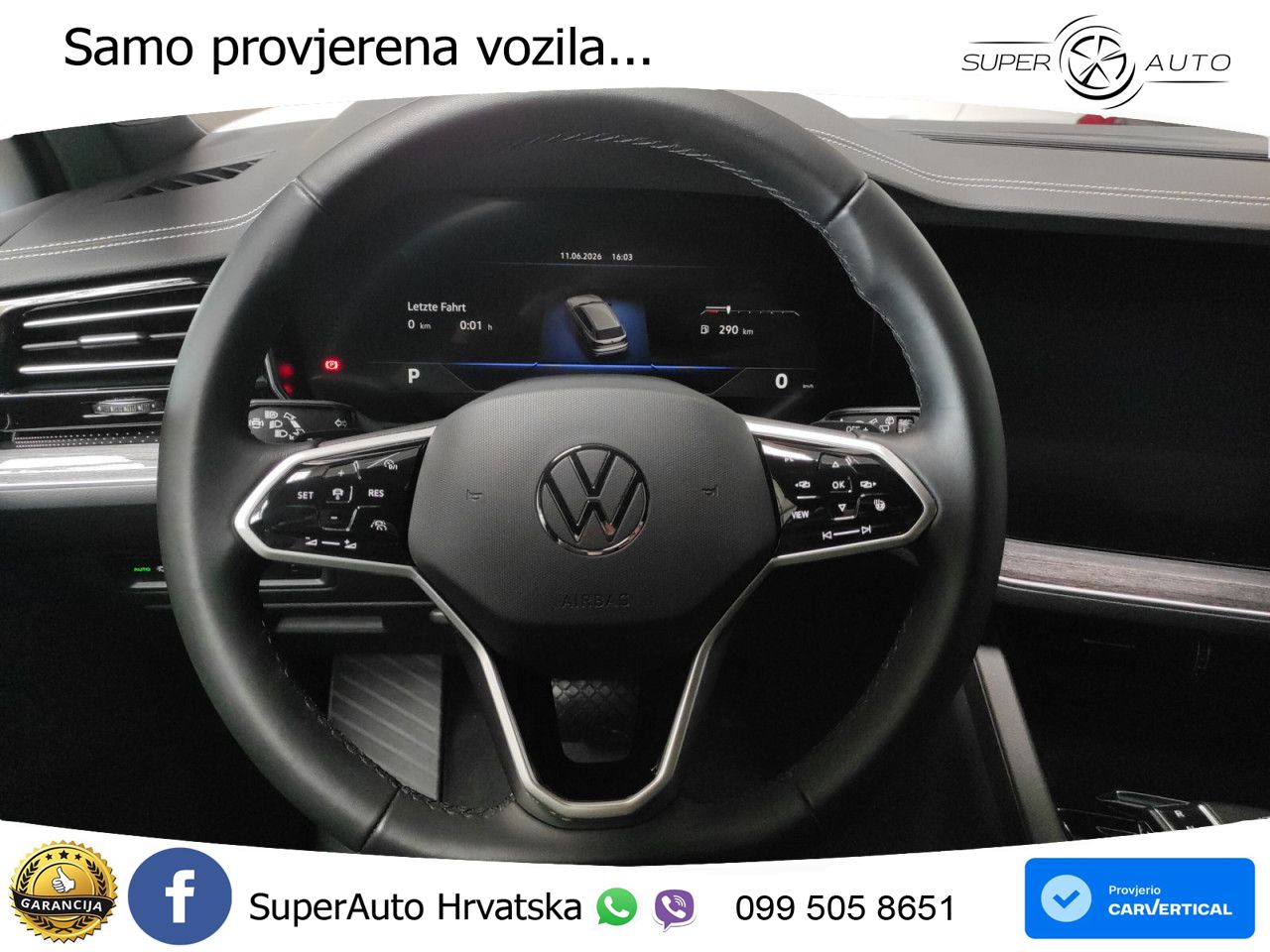 Volkswagen Touareg 3.0 V6 TDI (286 KS) 4MOTION Tiptronic ZRAČNI+ACC+4xGR SJED+KAM