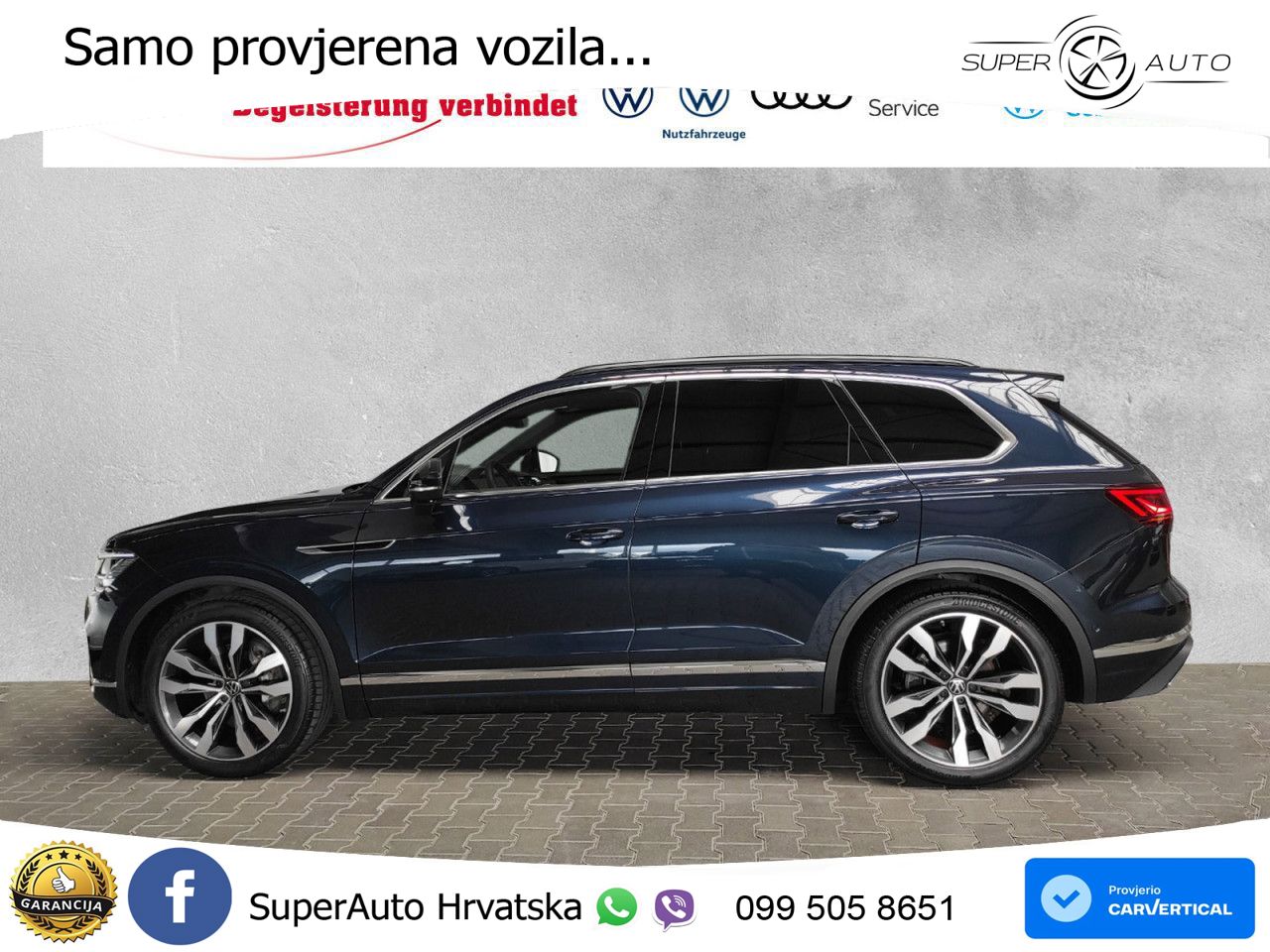 Volkswagen Touareg 3.0 V6 TDI (286 KS) 4MOTION Tiptronic ZRAČNI+ACC+4xGR SJED+KAM