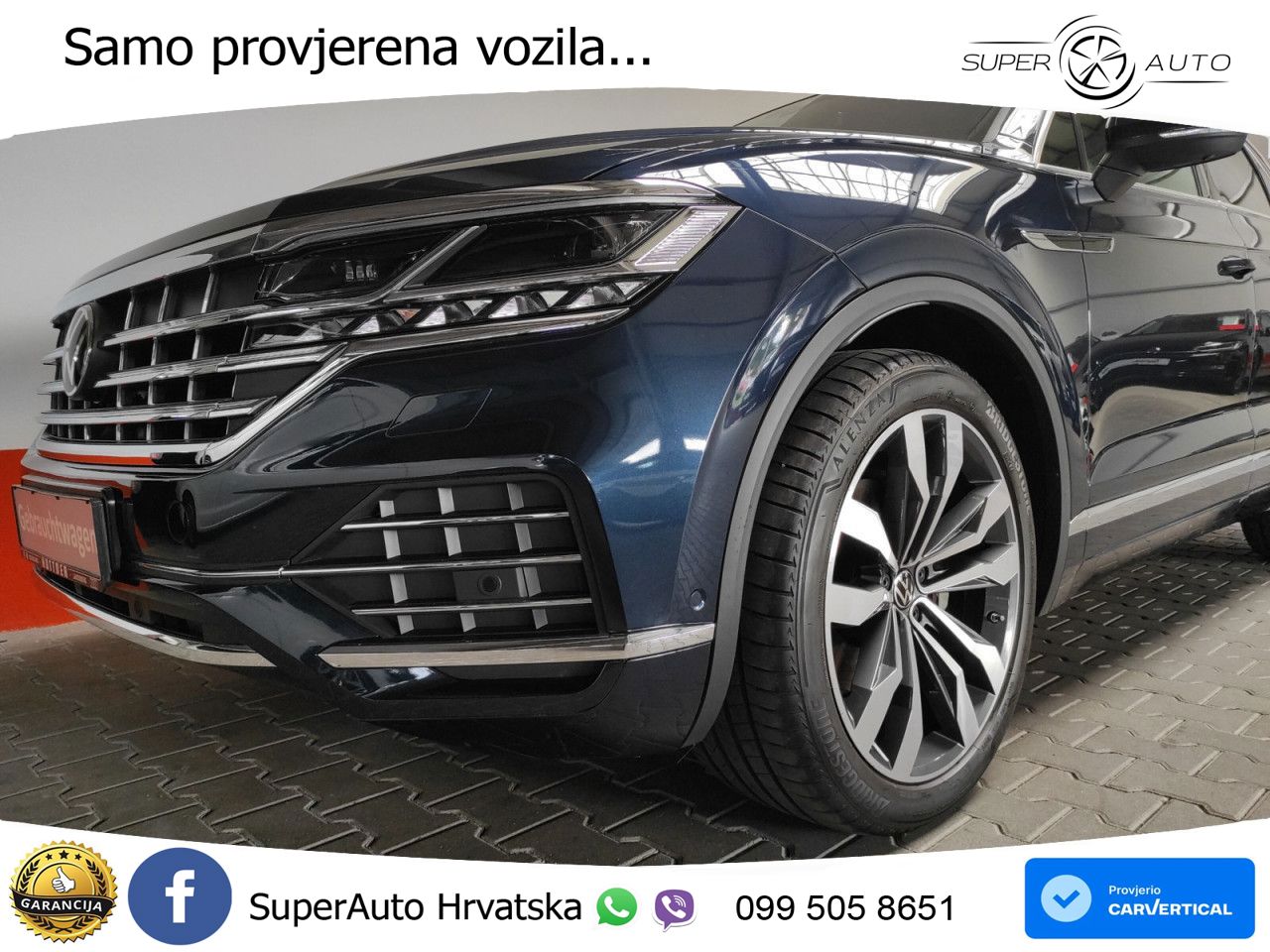 Volkswagen Touareg 3.0 V6 TDI (286 KS) 4MOTION Tiptronic ZRAČNI+ACC+4xGR SJED+KAM