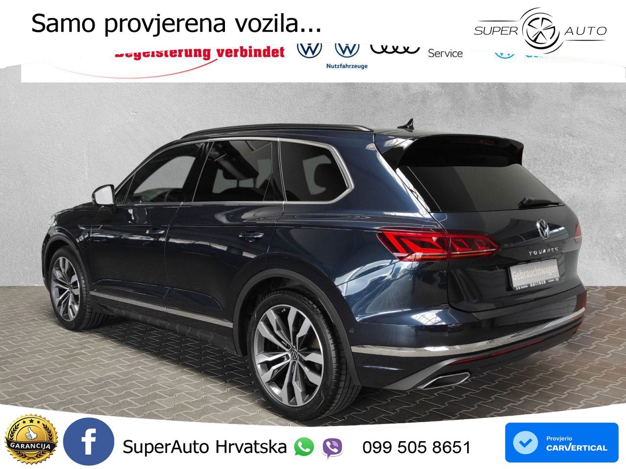 Volkswagen Touareg 3.0 V6 TDI (286 KS) 4MOTION Tiptronic ZRAČNI+ACC+4xGR SJED+KAM