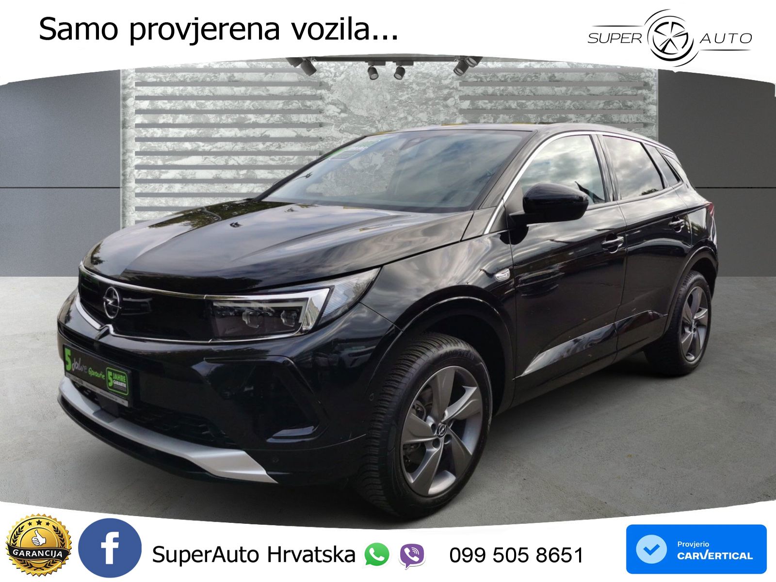 Opel Grandland 1.2i Turbo (130 KS) Automatic Elegance LED+GR SJED+ACC