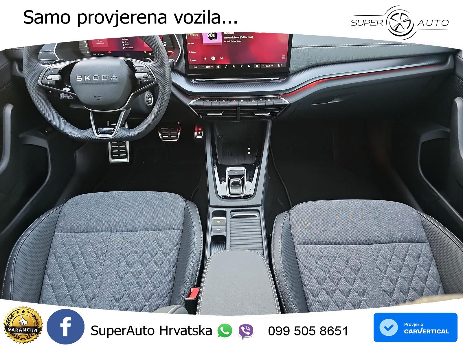 Škoda Octavia Combi 1.5 TSI (150 KS) DSG SportLine MATRIX+GR SJED+KAM