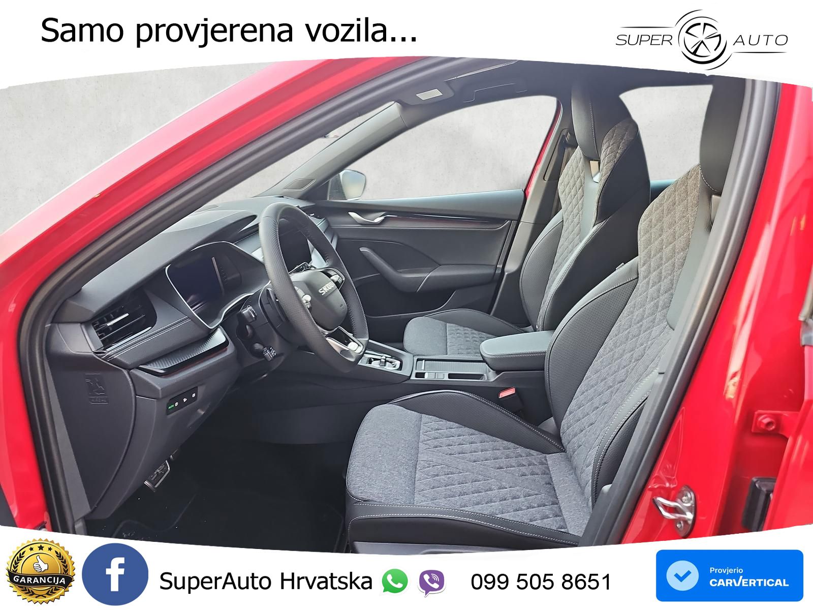 Škoda Octavia Combi 1.5 TSI (150 KS) DSG SportLine MATRIX+GR SJED+KAM