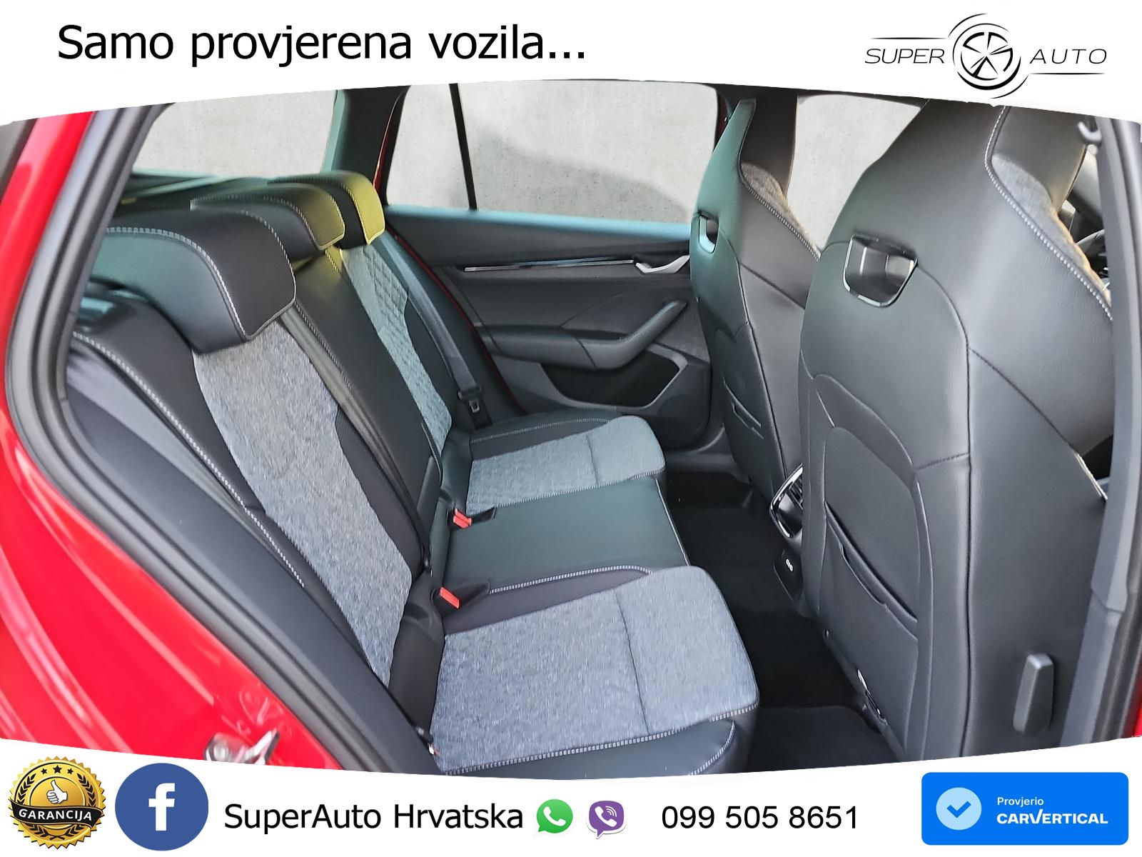 Škoda Octavia Combi 1.5 TSI (150 KS) DSG SportLine MATRIX+GR SJED+KAM