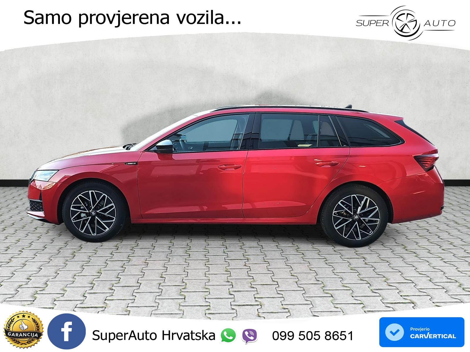 Škoda Octavia Combi 1.5 TSI (150 KS) DSG SportLine MATRIX+GR SJED+KAM