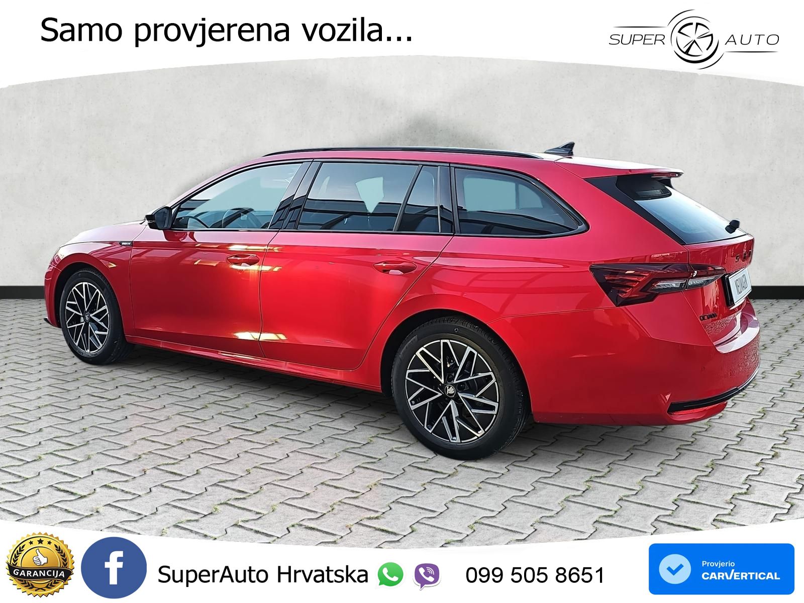 Škoda Octavia Combi 1.5 TSI (150 KS) DSG SportLine MATRIX+GR SJED+KAM