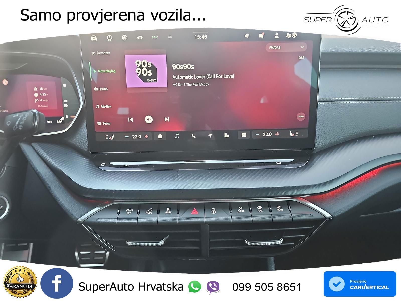 Škoda Octavia Combi 1.5 TSI (150 KS) DSG SportLine MATRIX+GR SJED+KAM