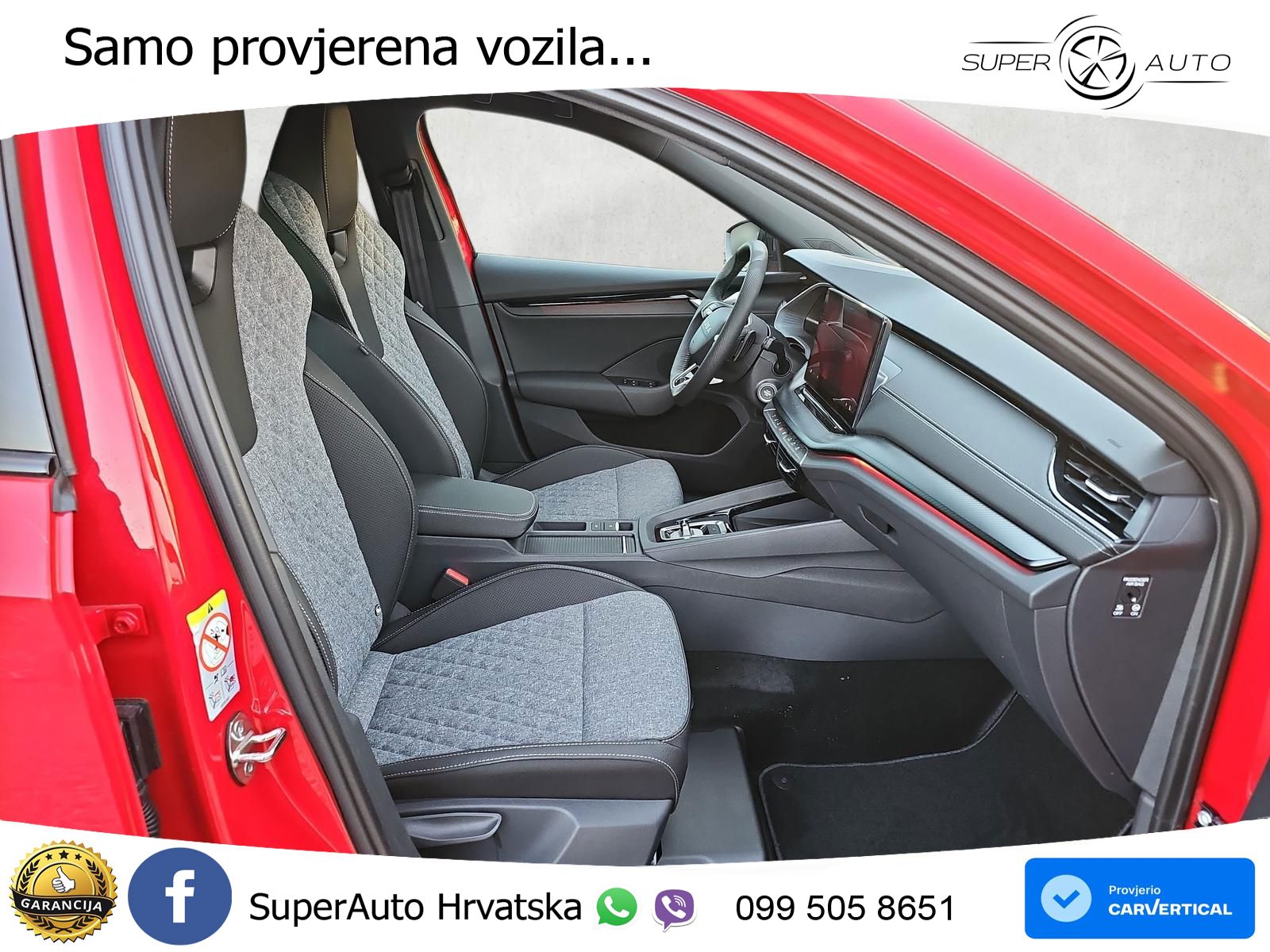 Škoda Octavia Combi 1.5 TSI (150 KS) DSG SportLine MATRIX+GR SJED+KAM
