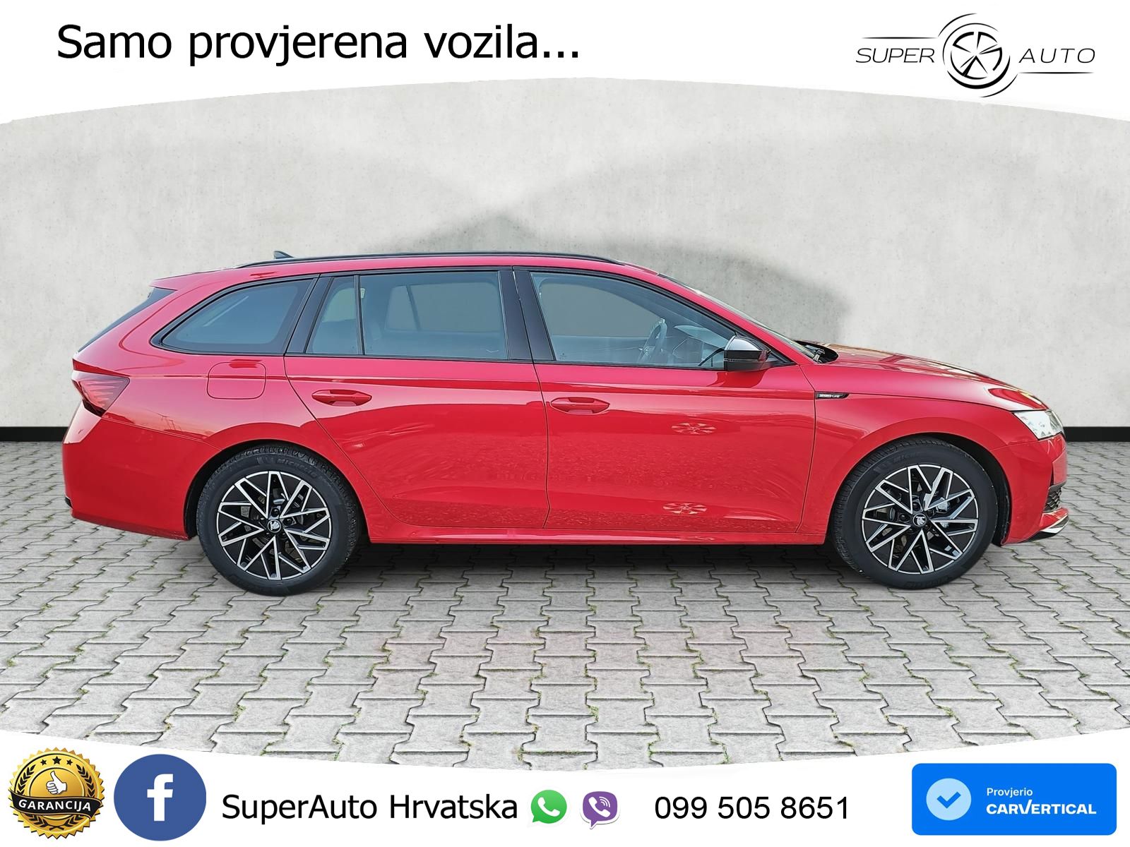Škoda Octavia Combi 1.5 TSI (150 KS) DSG SportLine MATRIX+GR SJED+KAM