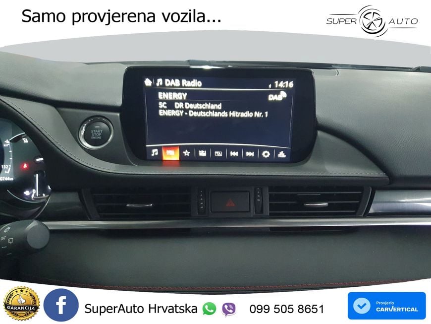 Mazda 6 Sport Combi 2.5 SKYACTIV-G (194 KS) SKYACTIV-Drive LED+GR SJED+ACC