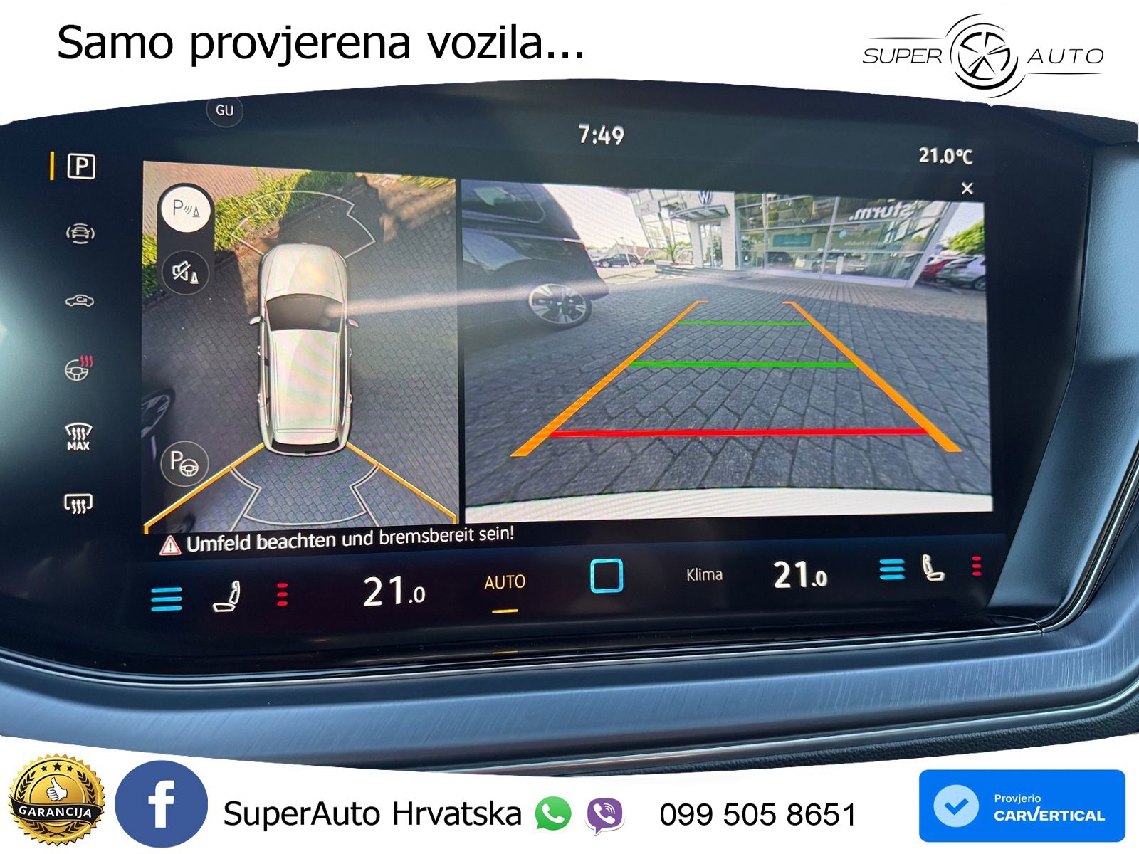 Volkswagen Touareg 3.0 V6 TDI (286 KS) 4MOTION Tiptronic ZRAČNI+ACC+GR SJED+KAM+PANO