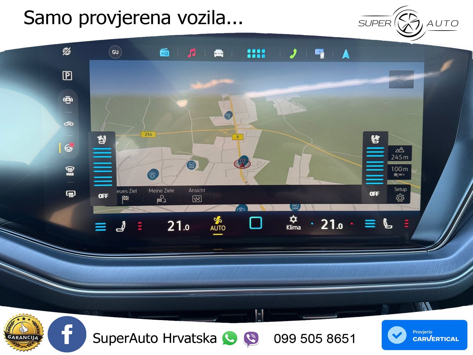 Volkswagen Touareg 3.0 V6 TDI (286 KS) 4MOTION Tiptronic ZRAČNI+ACC+GR SJED+KAM+PANO
