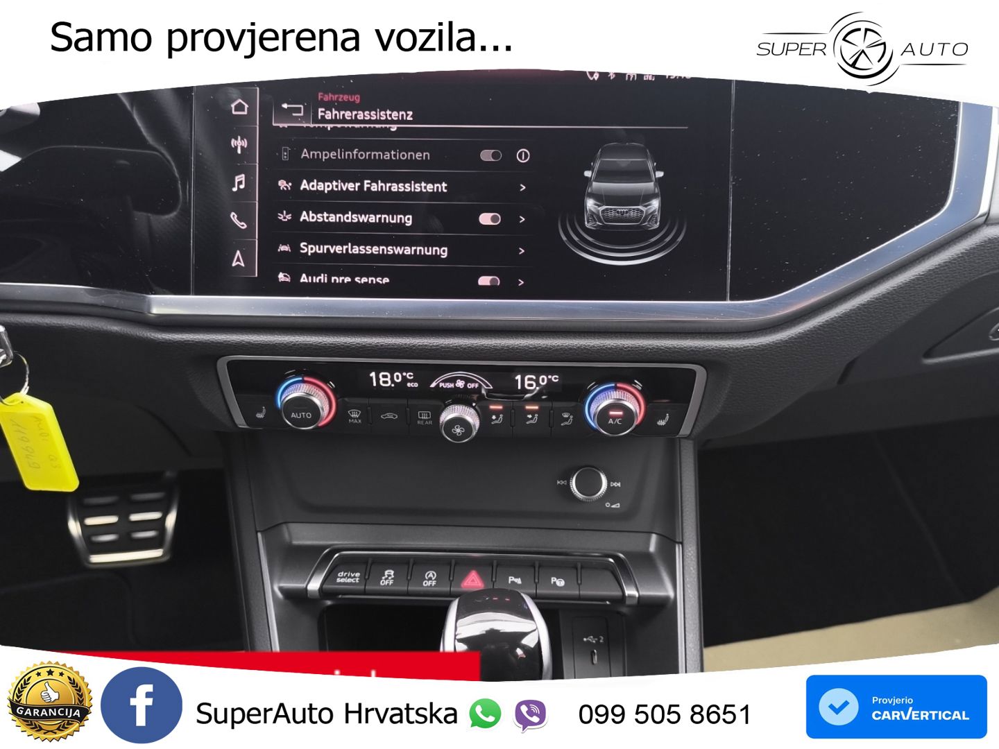 Audi Q3 II Sportback 45 TFSI (245 KS) quattro S tronic S line LED+GR SJED+ACC