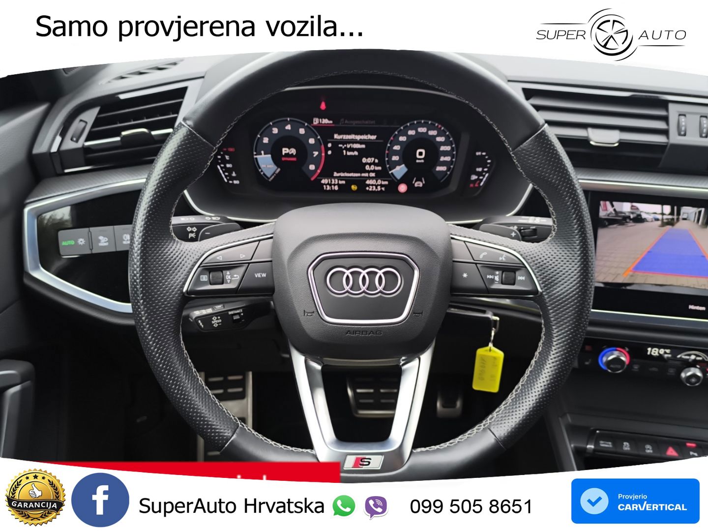 Audi Q3 II Sportback 45 TFSI (245 KS) quattro S tronic S line LED+GR SJED+ACC