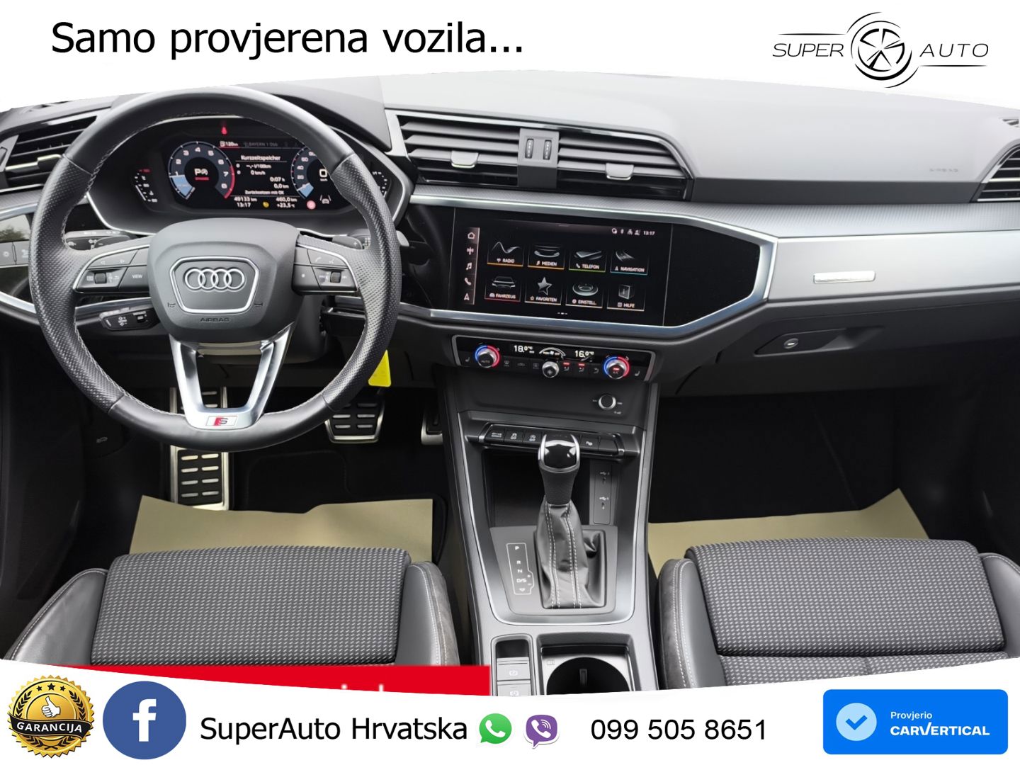 Audi Q3 II Sportback 45 TFSI (245 KS) quattro S tronic S line LED+GR SJED+ACC
