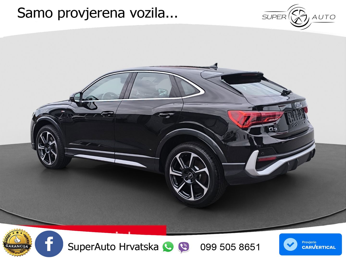 Audi Q3 II Sportback 45 TFSI (245 KS) quattro S tronic S line LED+GR SJED+ACC