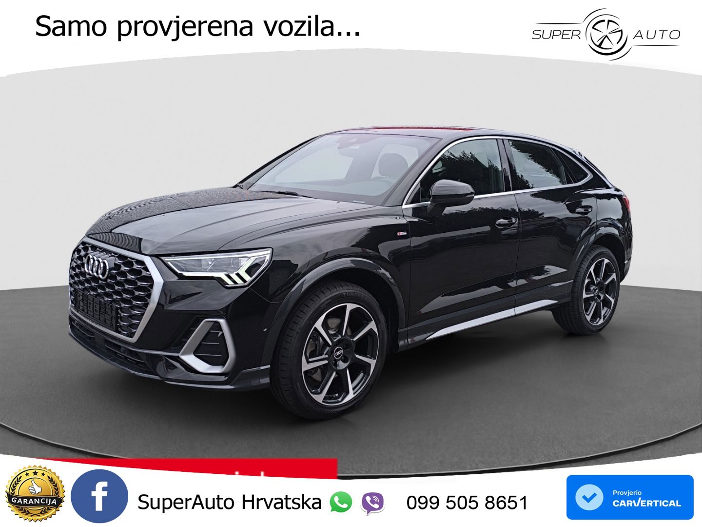Audi Q3 II Sportback 45 TFSI (245 KS) quattro S tronic S line LED+GR SJED+ACC