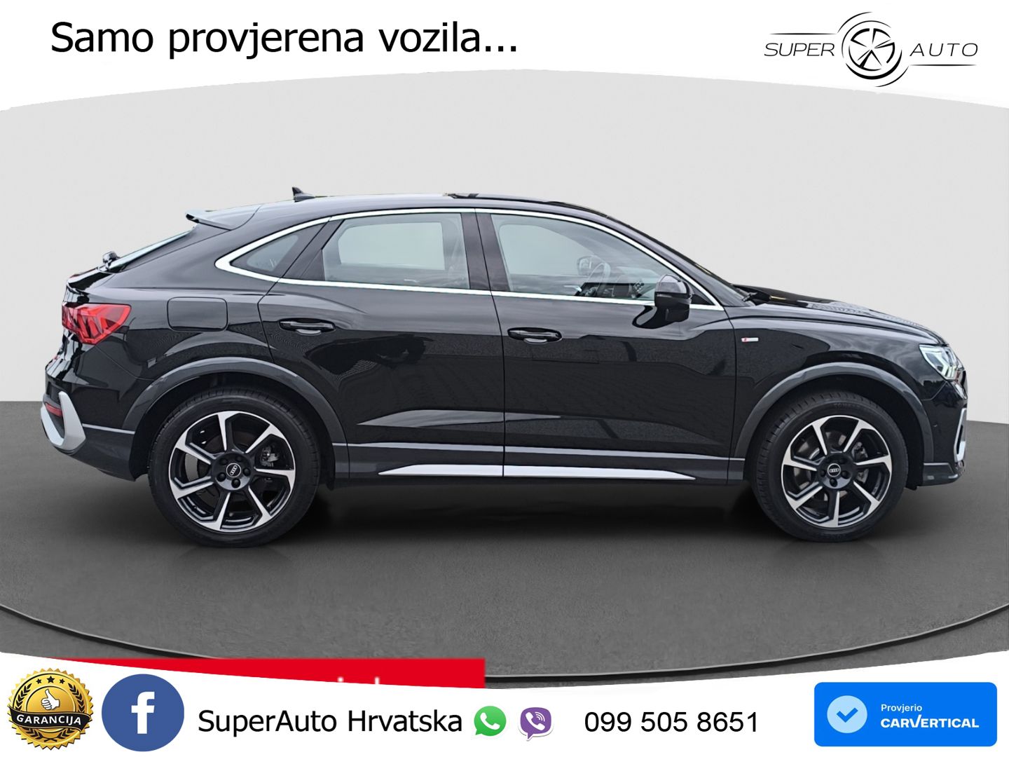 Audi Q3 II Sportback 45 TFSI (245 KS) quattro S tronic S line LED+GR SJED+ACC