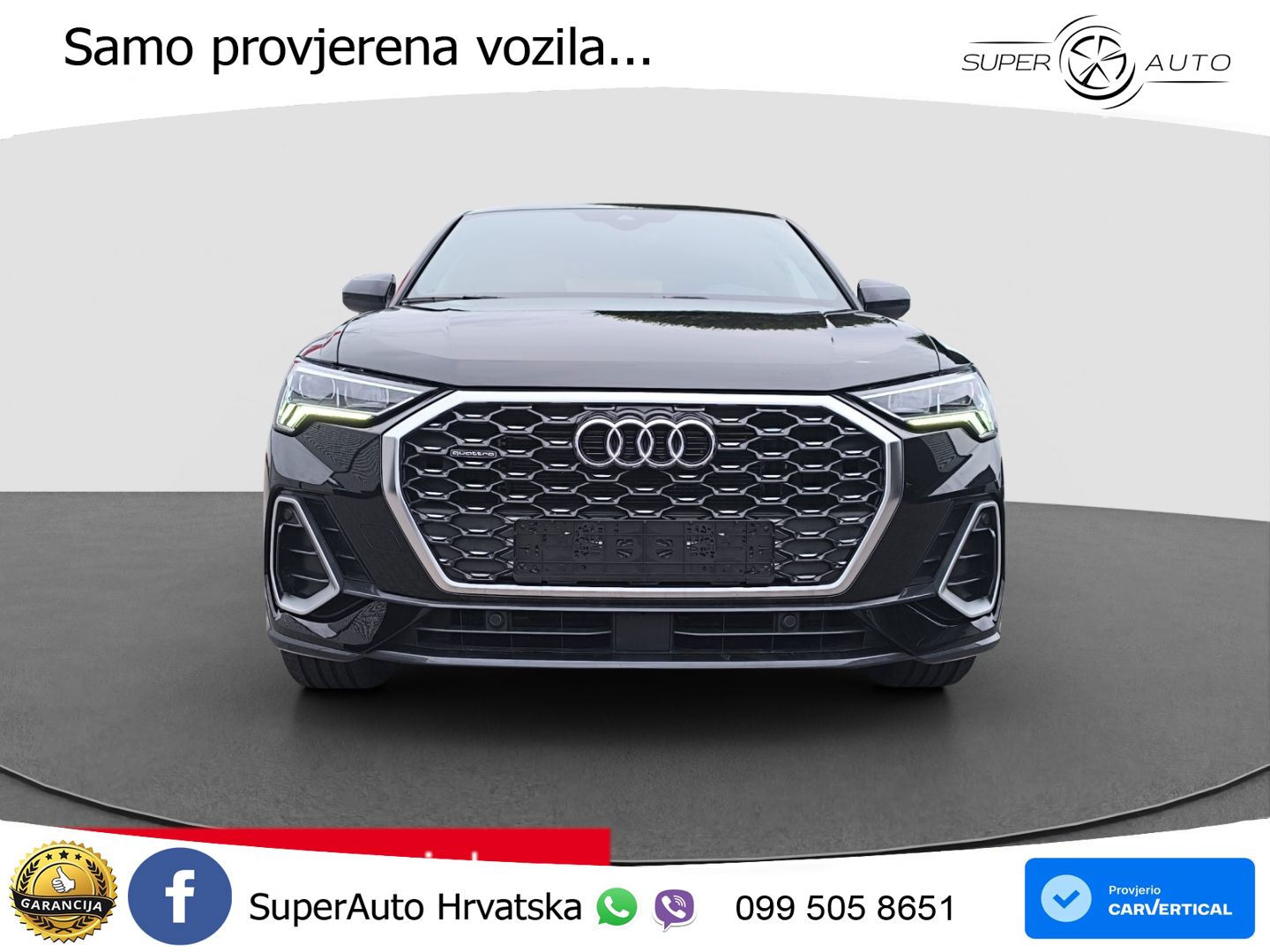 Audi Q3 II Sportback 45 TFSI (245 KS) quattro S tronic S line LED+GR SJED+ACC