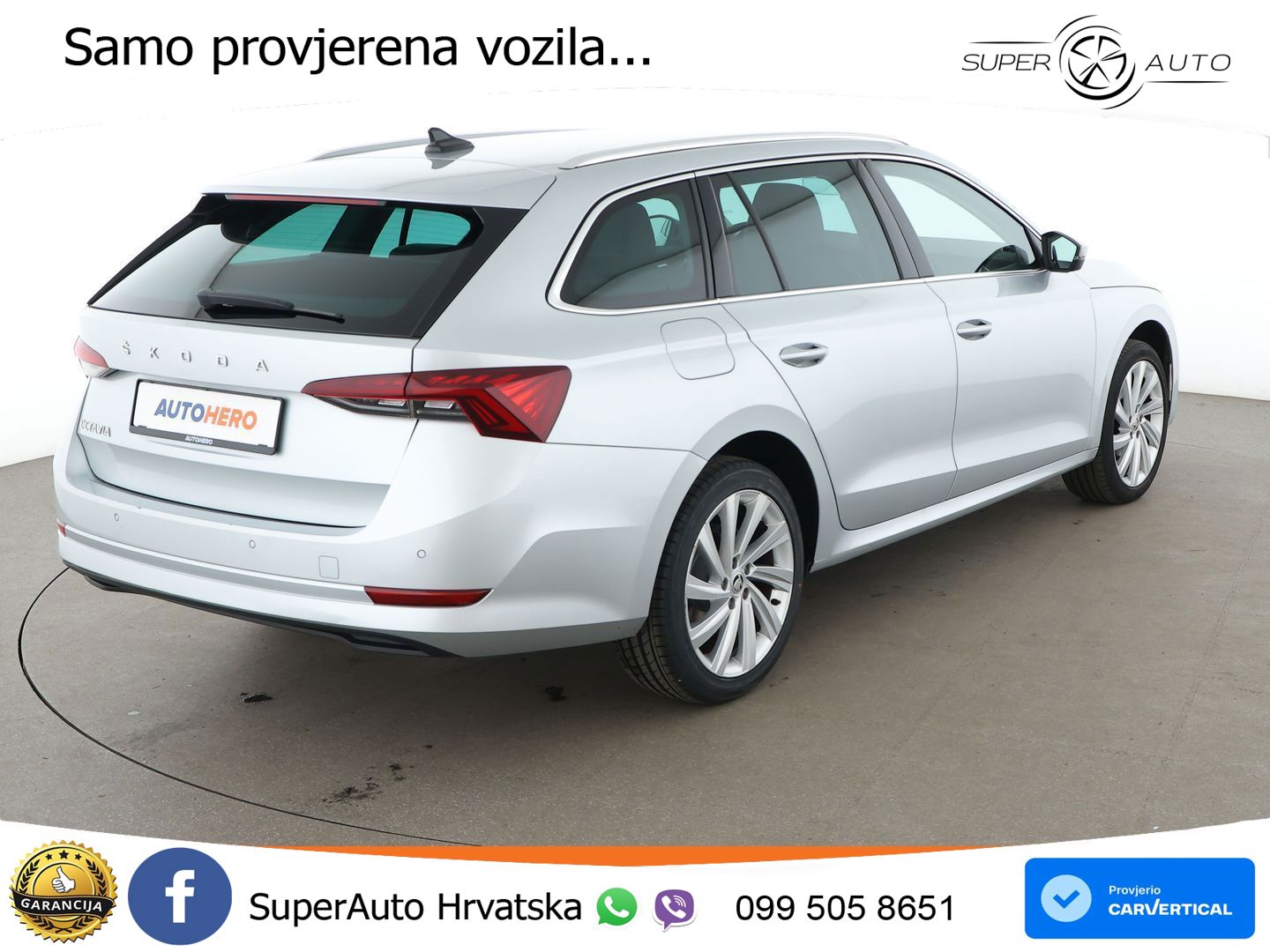 Škoda Octavia Combi 2.0 TDI (150 KS) DSG LED+GR SJED+ACC