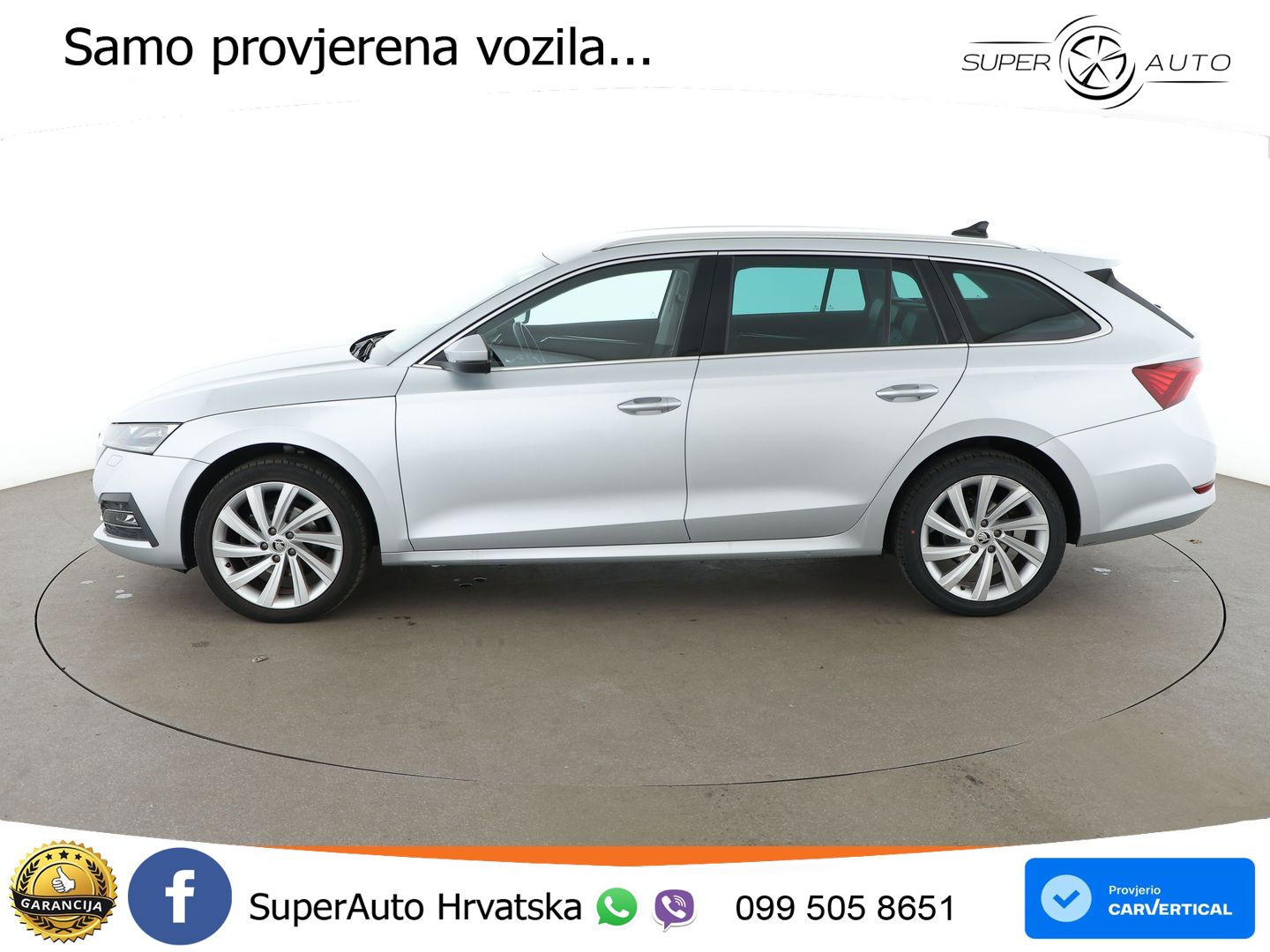 Škoda Octavia Combi 2.0 TDI (150 KS) DSG LED+GR SJED+ACC