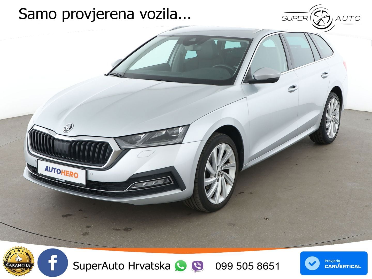 Škoda Octavia Combi 2.0 TDI (150 KS) DSG LED+GR SJED+ACC