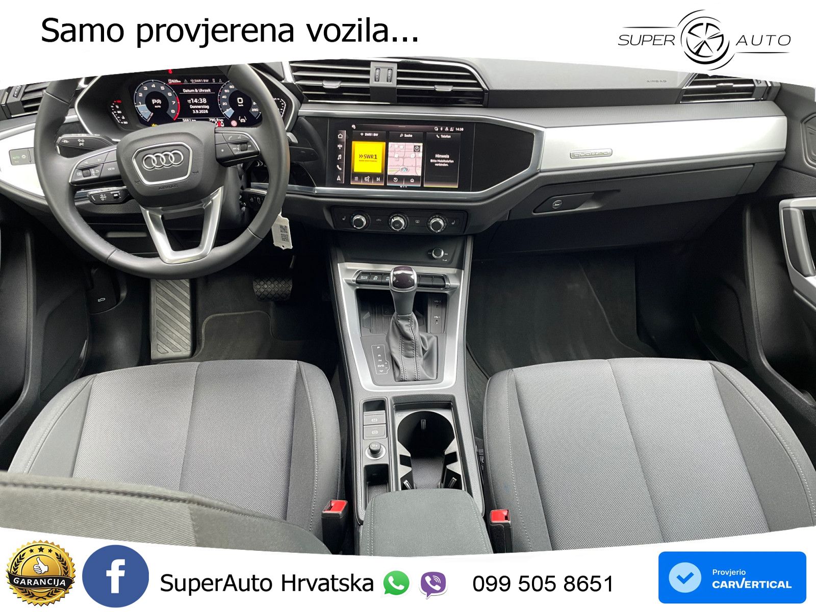 Audi Q3 II Sportback 45 TFSI (245 KS) quattro S tronic S line MATRIX+GR SJED+KAM