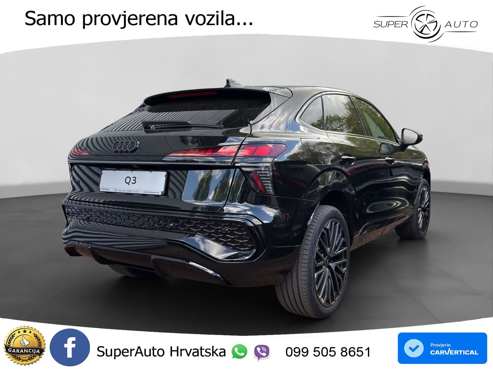 Audi Q3 Sportback 1.5 TFSIe (272 KS) S tronic 2x S line MATRIX+GR SJED+KAM